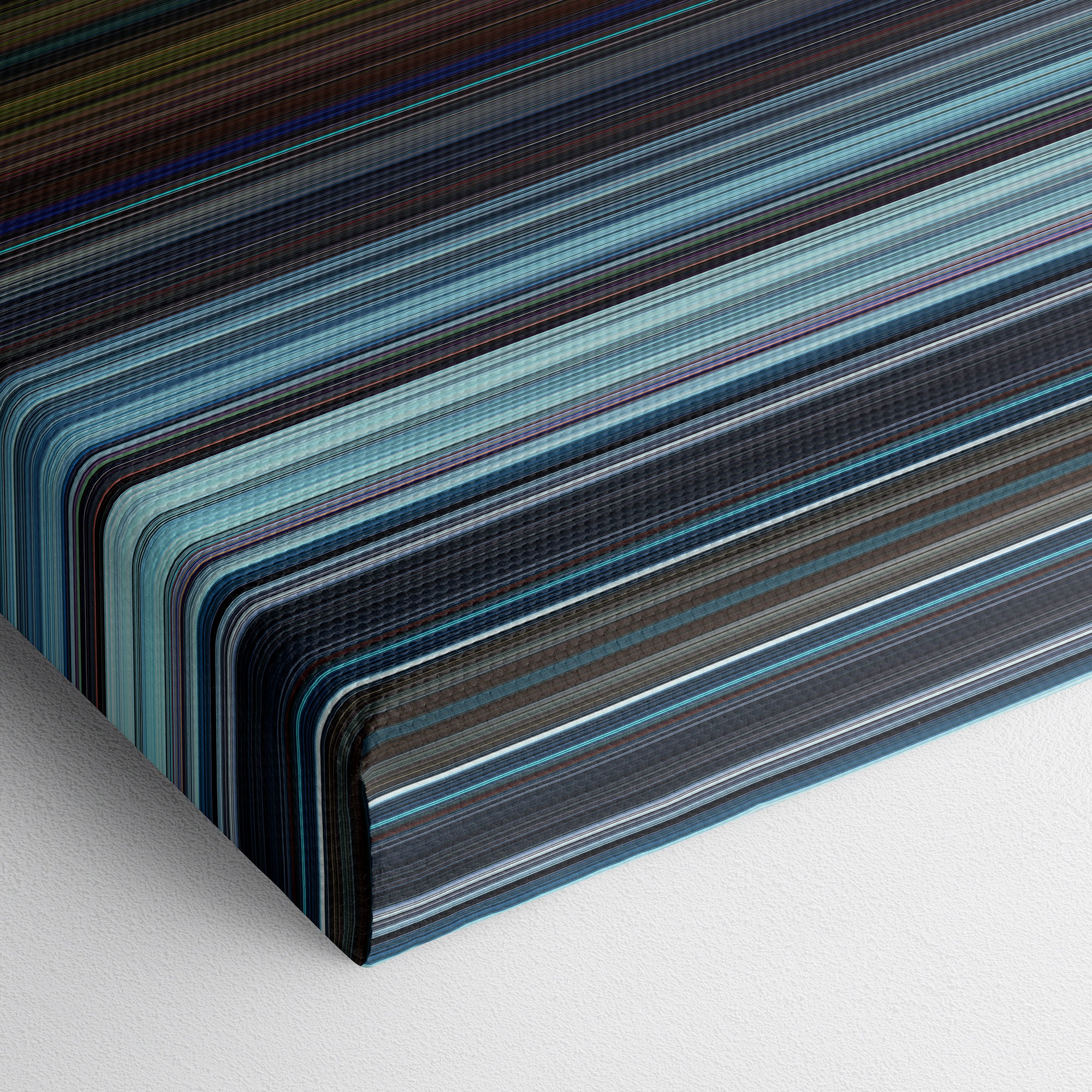 Charlie and the Chocolate Factory (2005) CineSpectrum Color Spectrum Canvas Print - Close Up of Bottom of Print