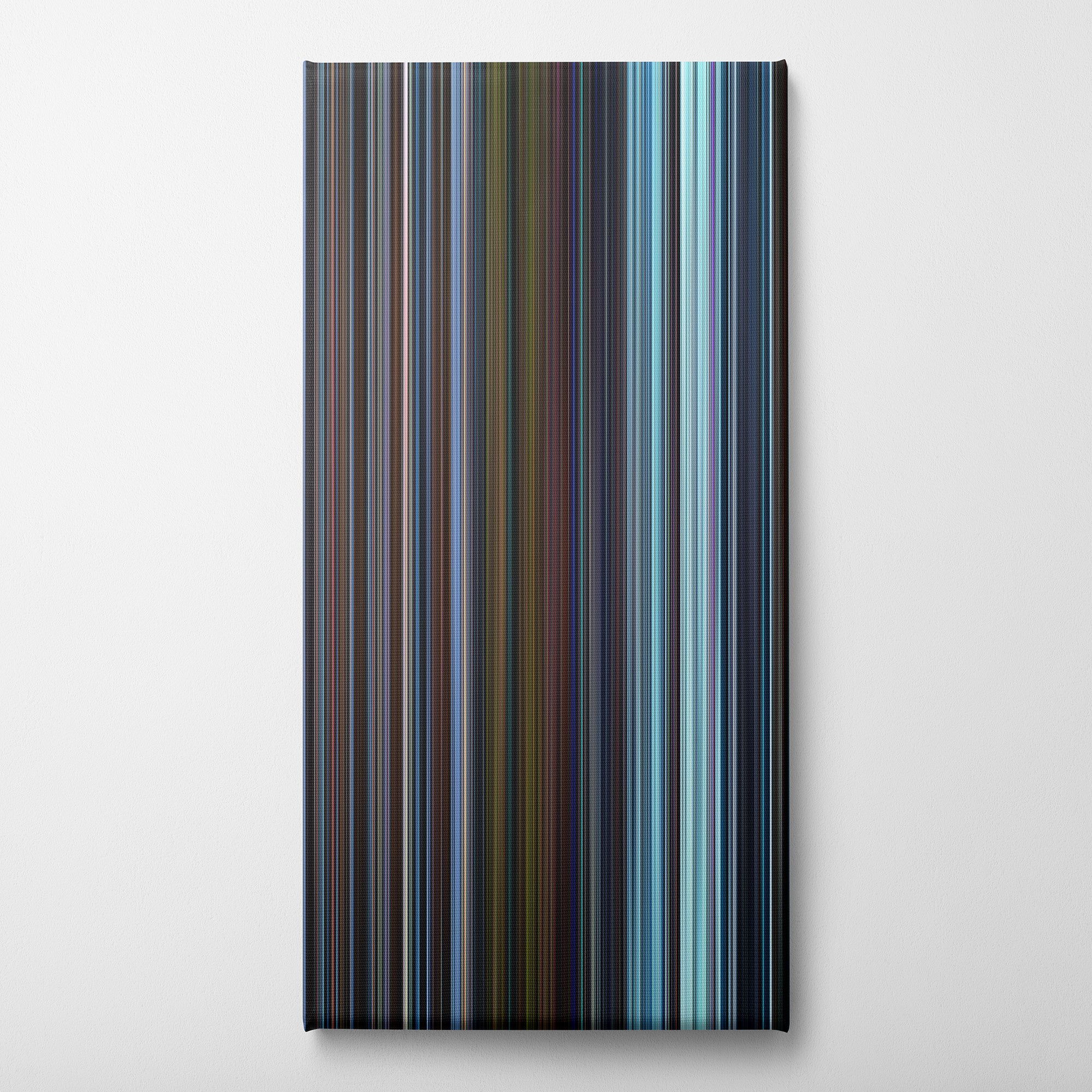 Charlie and the Chocolate Factory (2005) CineSpectrum Color Spectrum Canvas Print - Vertical on Wall