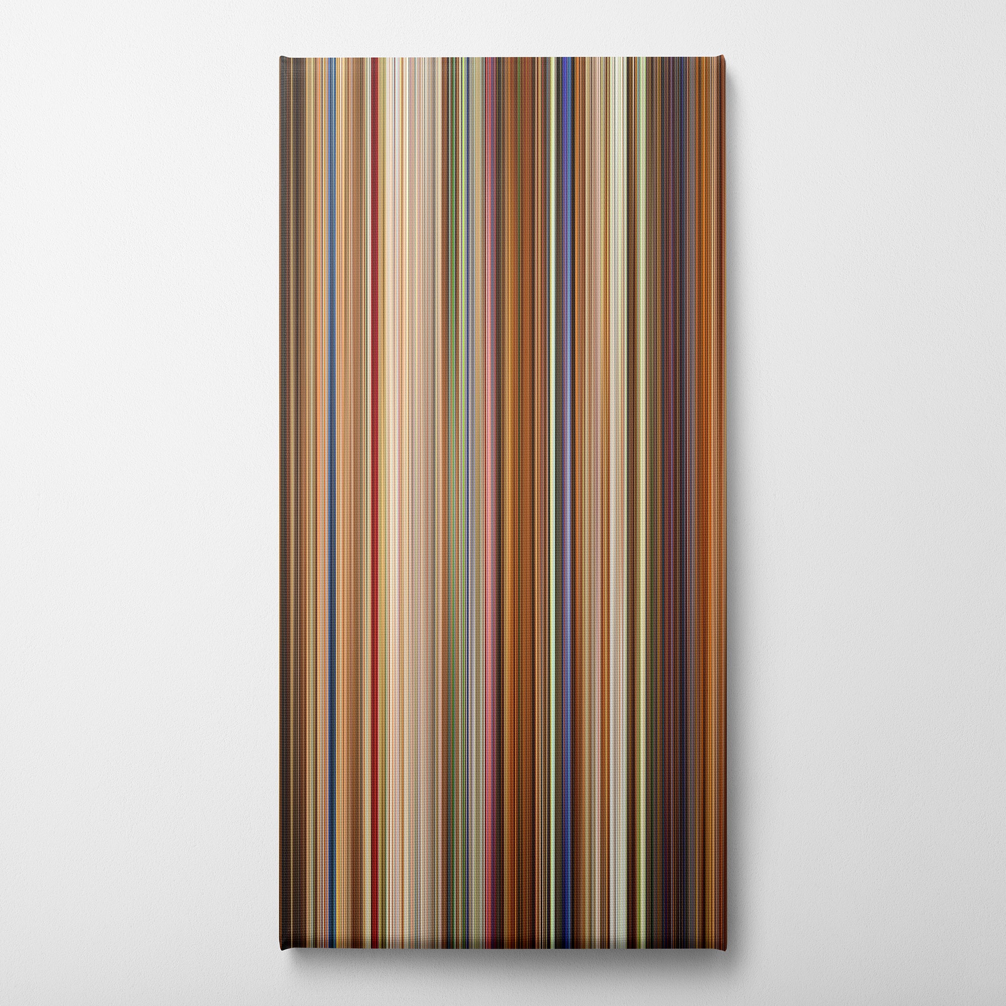 Charlies Angels - Full Throttle (2003) CineSpectrum Color Spectrum Canvas Print - Vertical on Wall