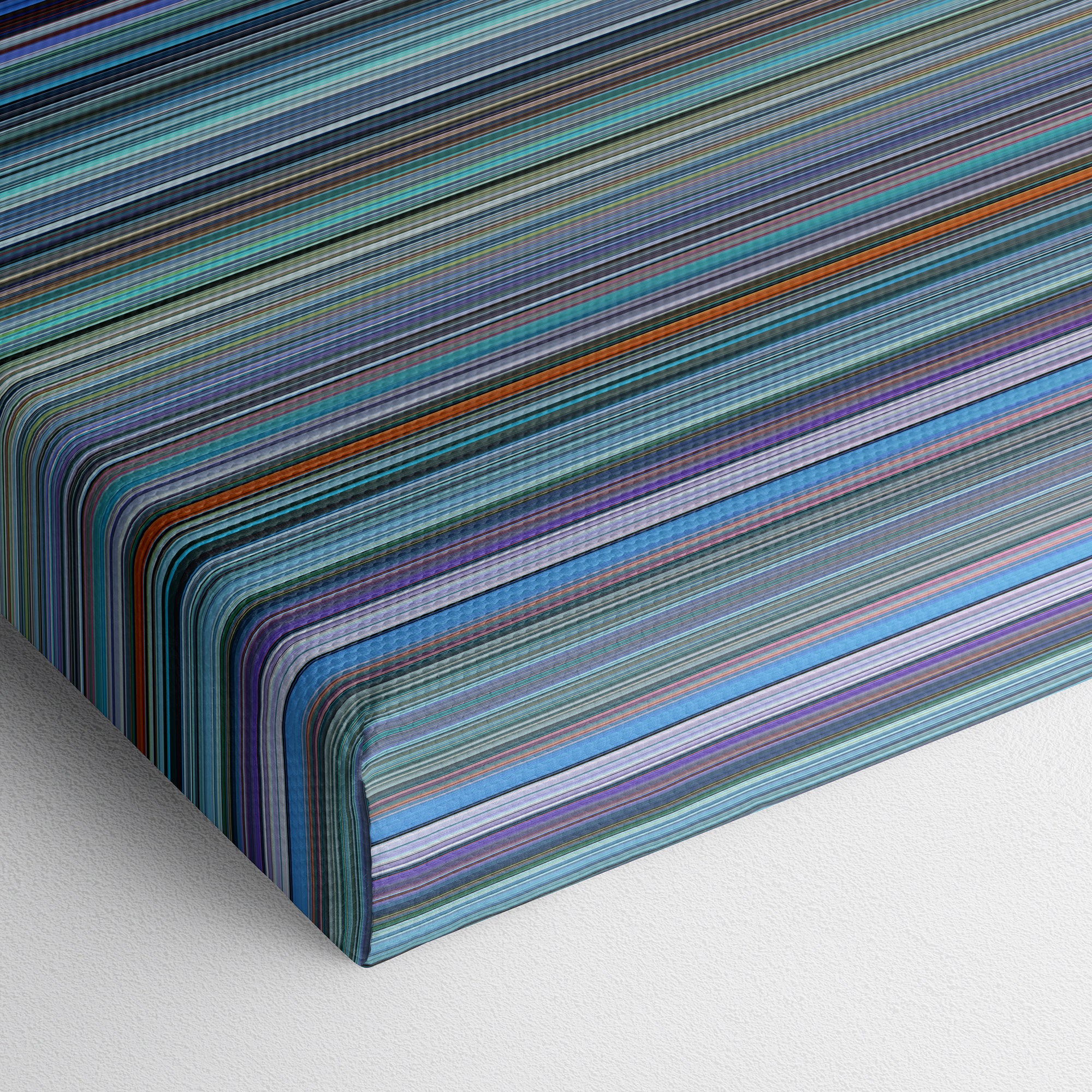 Chungking Express (1994) CineSpectrum Color Spectrum Canvas Print - Close Up of Bottom of Print