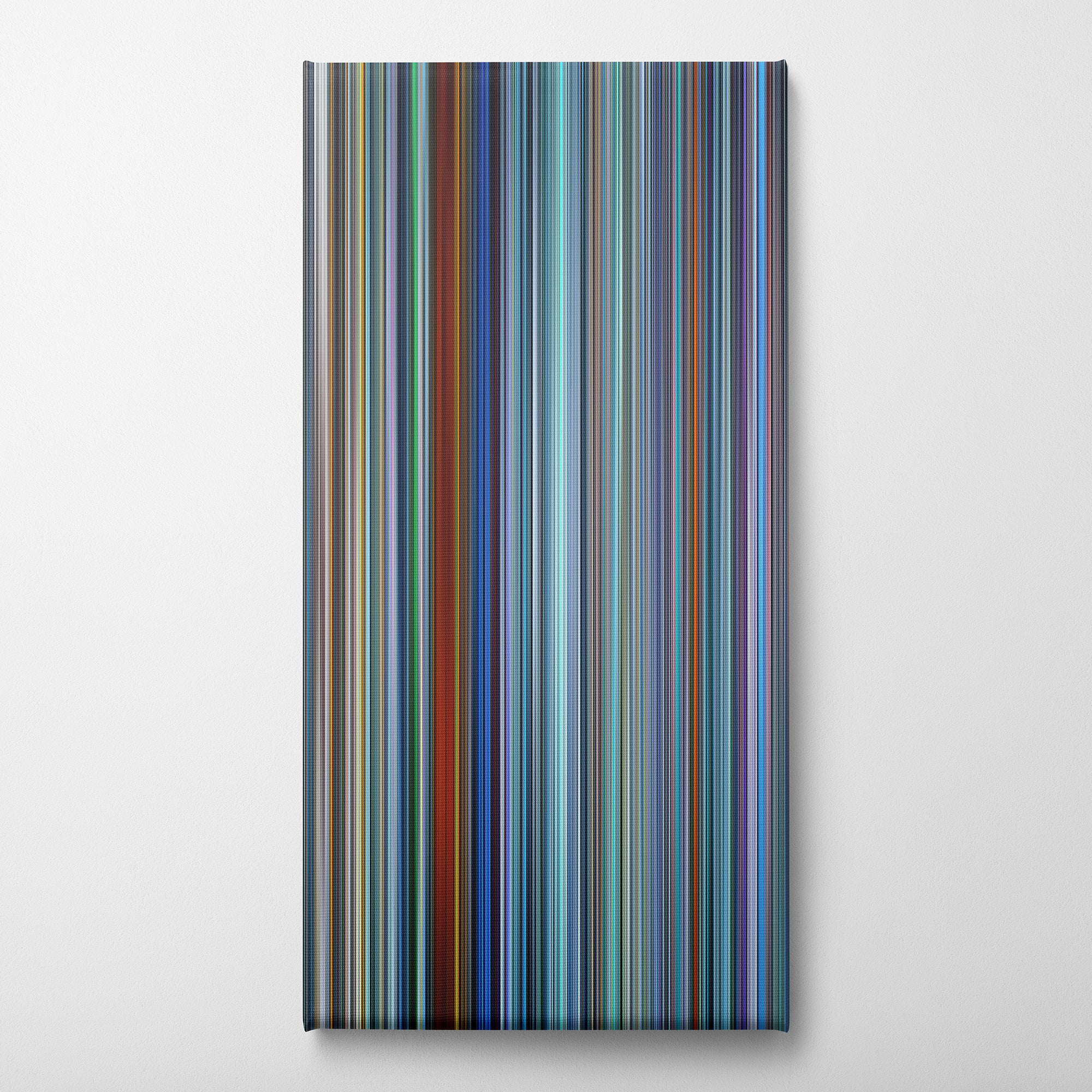 Chungking Express (1994) CineSpectrum Color Spectrum Canvas Print - Vertical on Wall