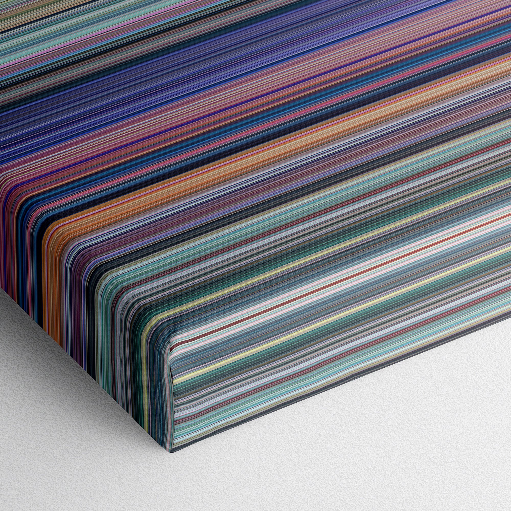 Cinderella (1950) CineSpectrum Color Spectrum Canvas Print - Close Up of Bottom of Print