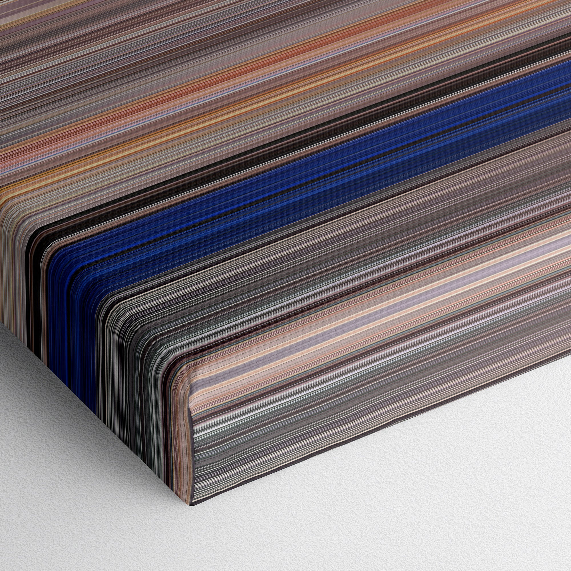 Clerks II (2006) CineSpectrum Color Spectrum Canvas Print - Close Up of Bottom of Print