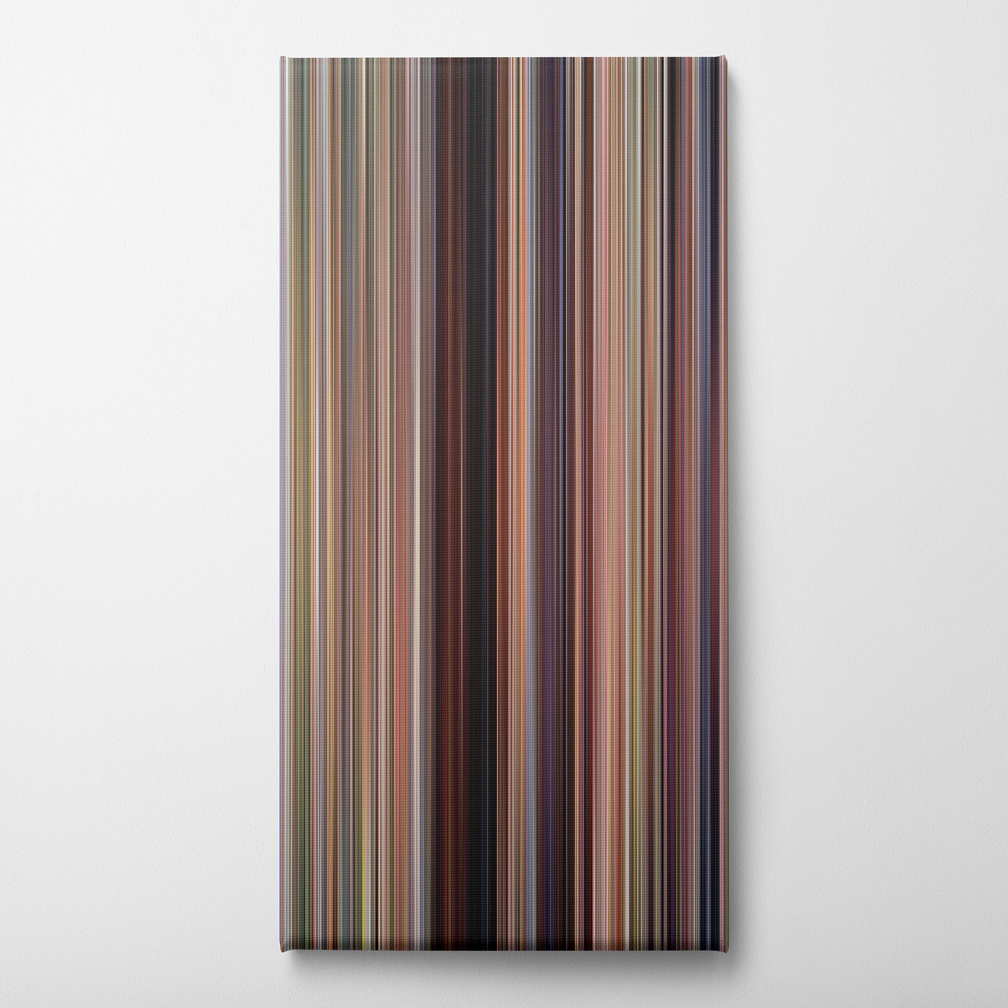 Clueless (1995) CineSpectrum Color Spectrum Canvas Print - Vertical on Wall