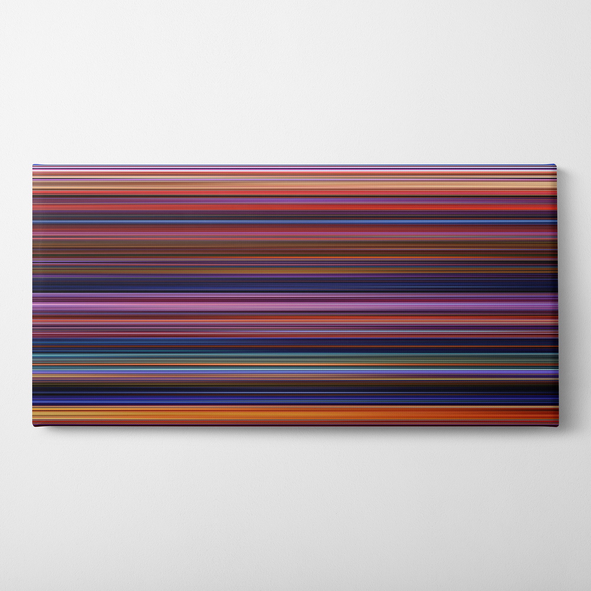 Coco (2017) CineSpectrum Color Spectrum Canvas Print - Horizontal on Wall