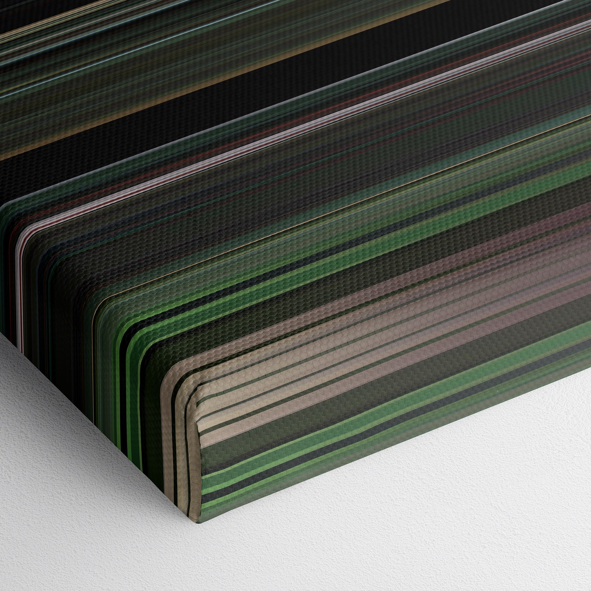 Come and See (1985) CineSpectrum Color Spectrum Canvas Print - Close Up of Bottom of Print