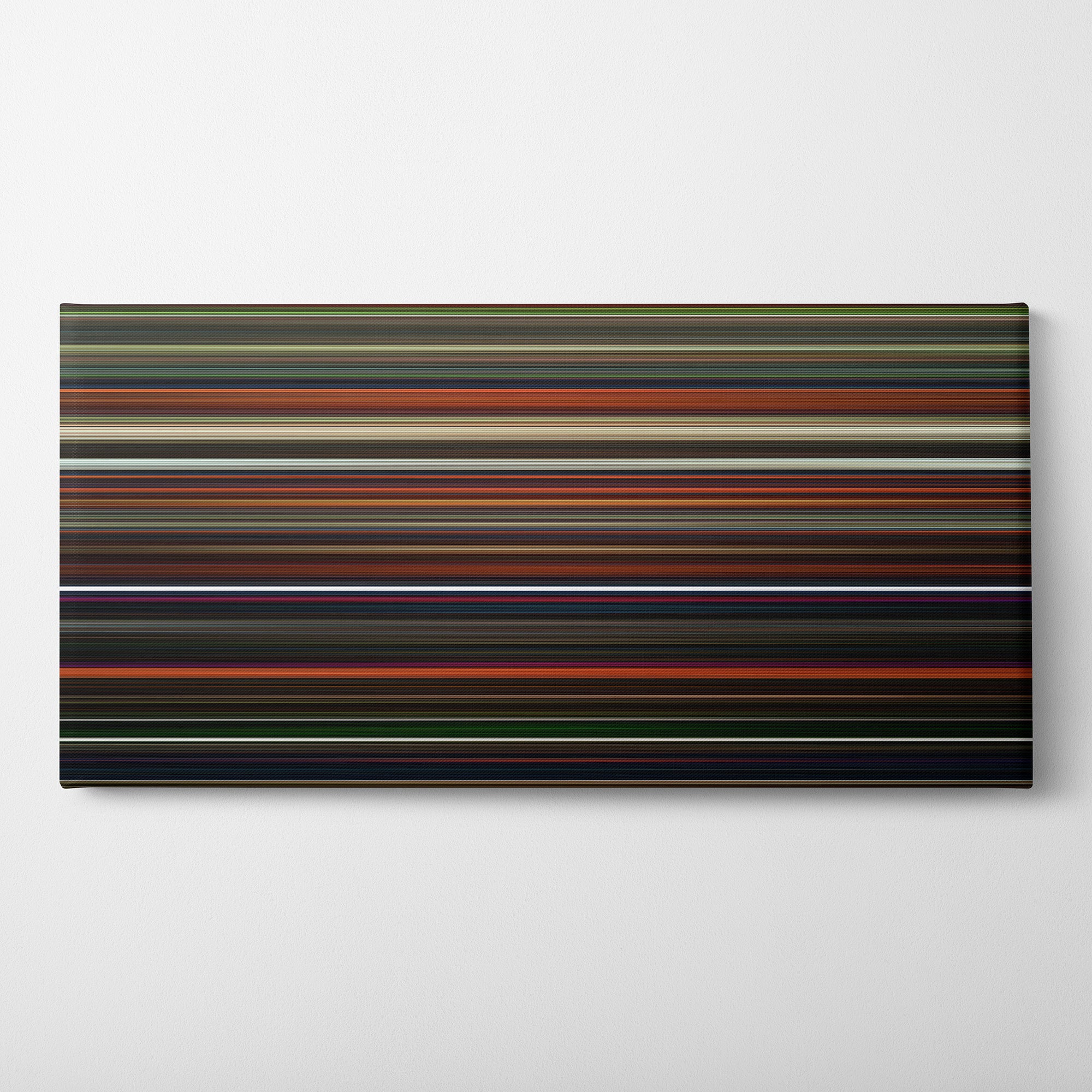 Coraline (2009) CineSpectrum Color Spectrum Canvas Print - Horizontal on Wall