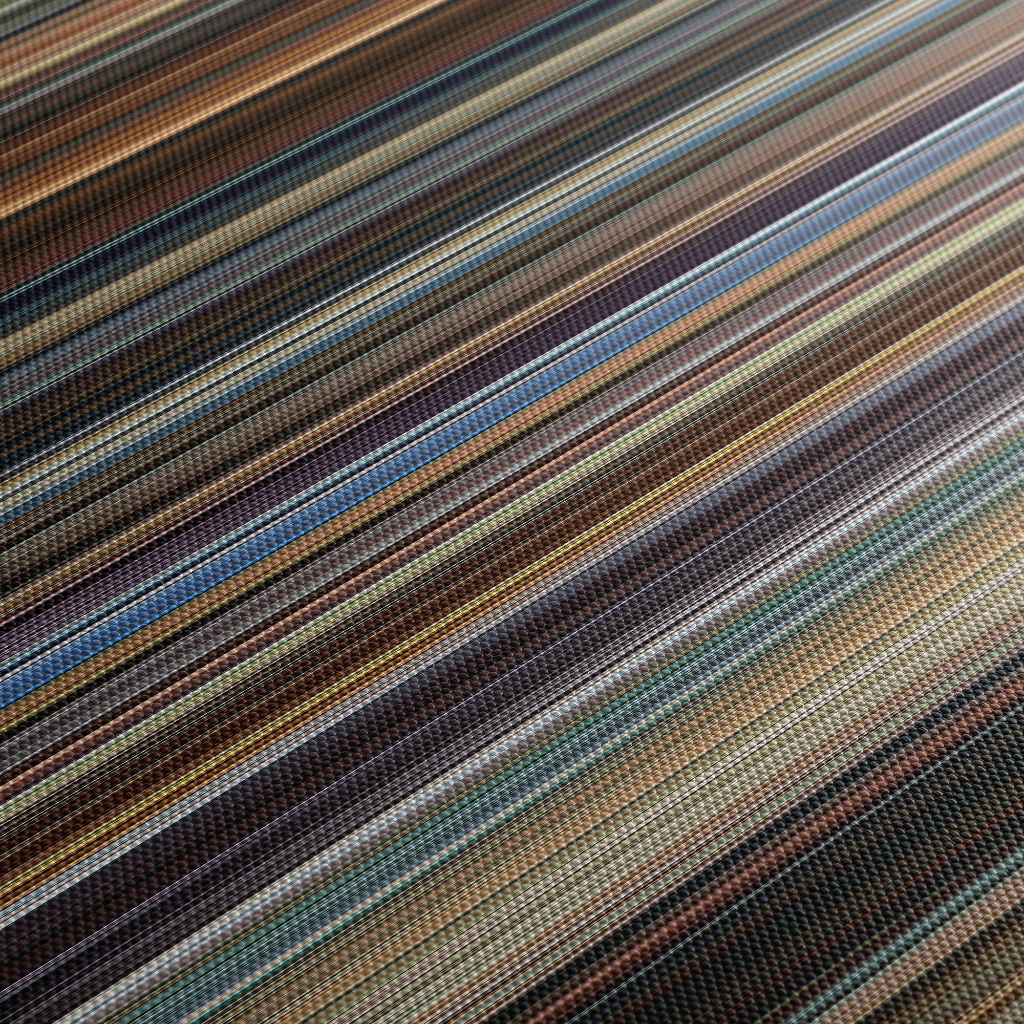 Crash (2004) CineSpectrum Color Spectrum Canvas Print - Close Up of Middle of Print