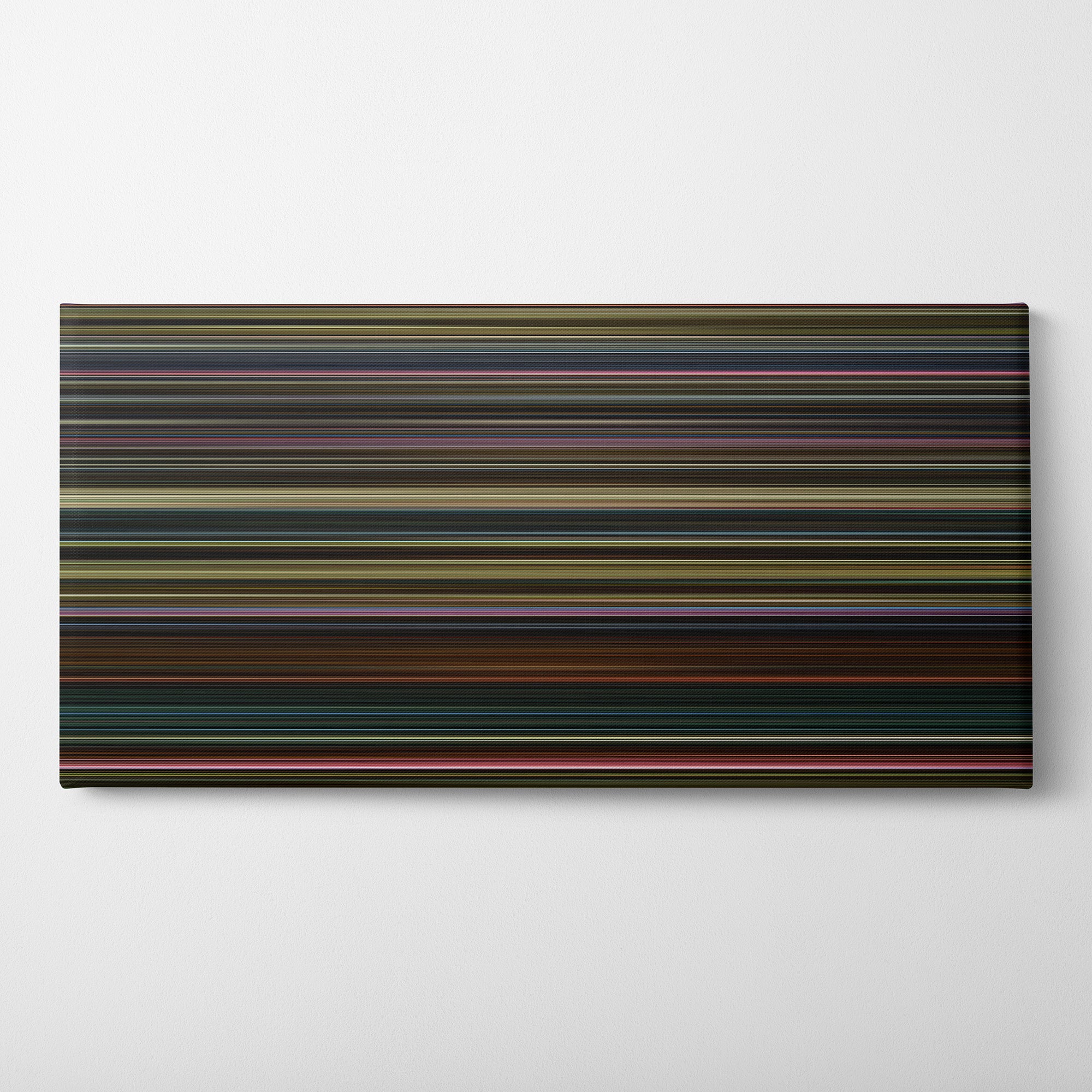 Dark Phoenix (2019) CineSpectrum Color Spectrum Canvas Print - Horizontal on Wall