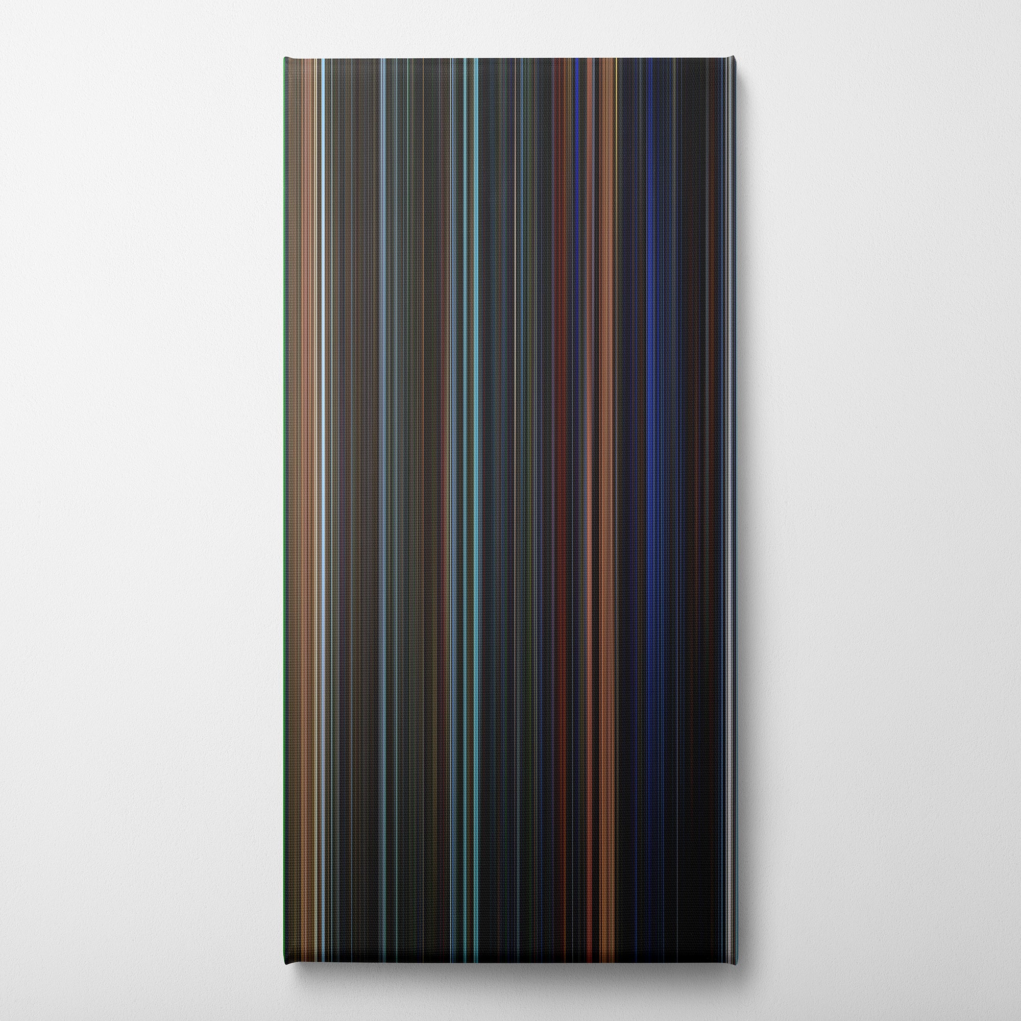 Das Boot (1981) CineSpectrum Color Spectrum Canvas Print - Vertical on Wall