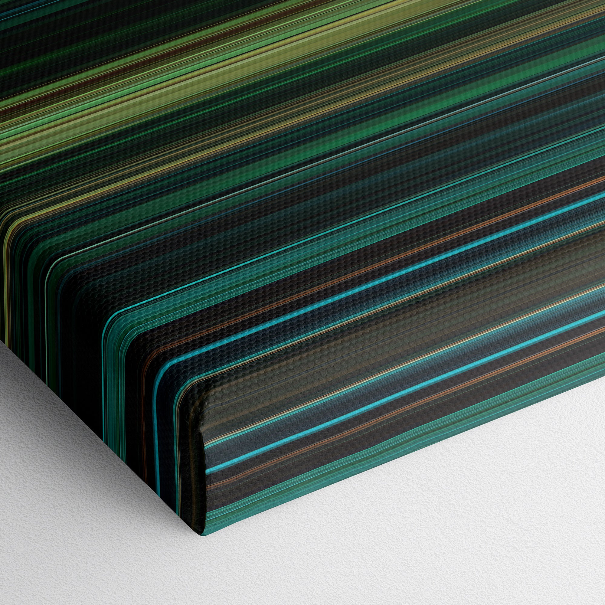 Days of Being Wild (1990) CineSpectrum Color Spectrum Canvas Print - Close Up of Bottom of Print