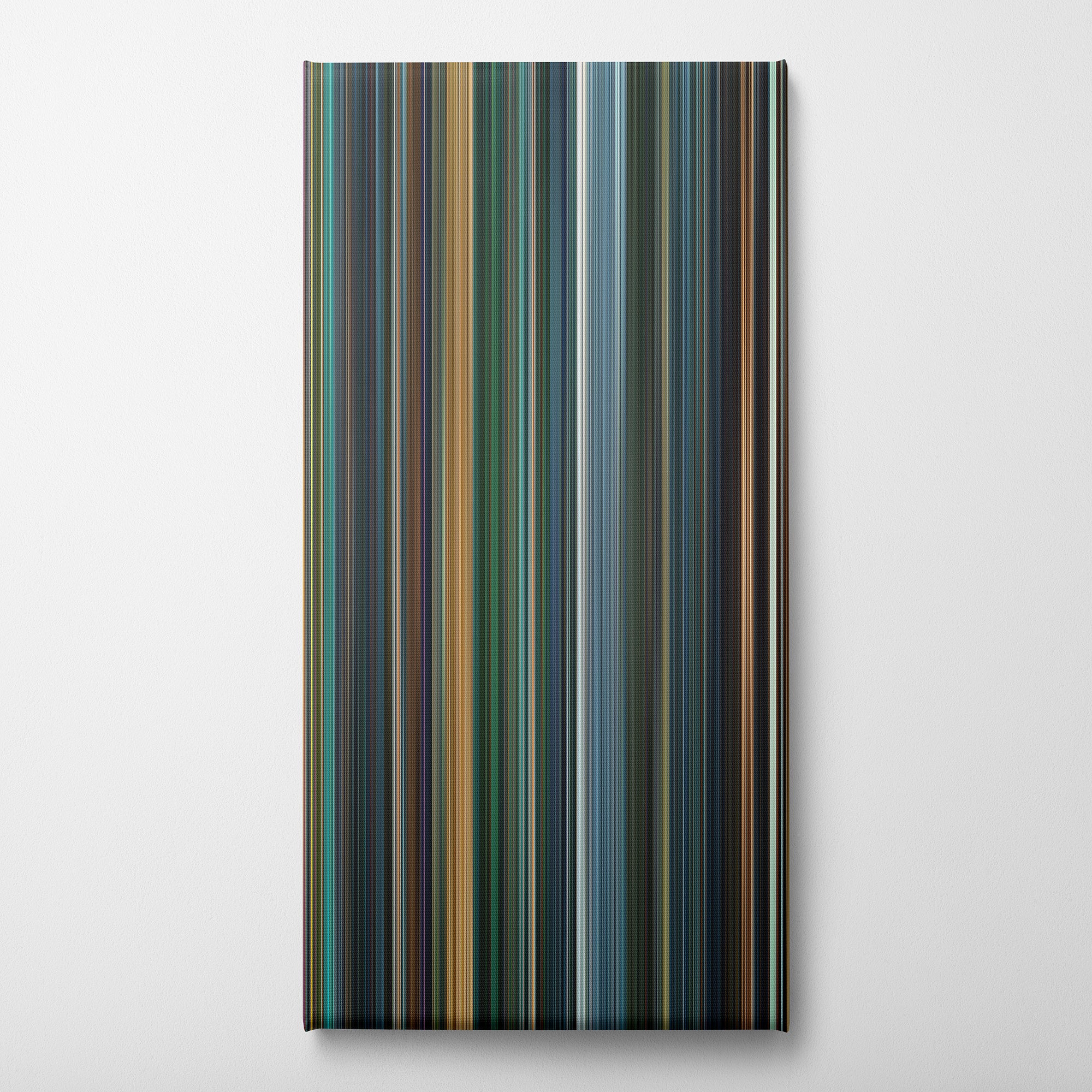 Deadpool 2 (2018) CineSpectrum Color Spectrum Canvas Print - Vertical on Wall