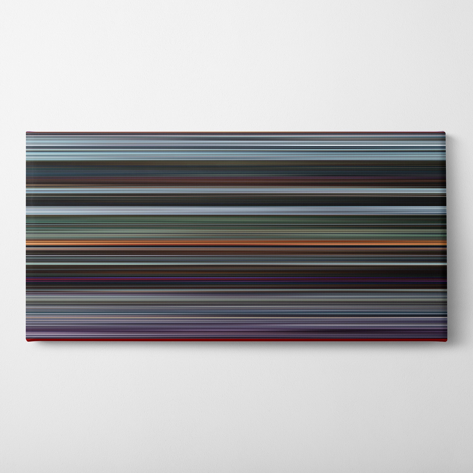 Deadpool (2016) CineSpectrum Color Spectrum Canvas Print - Horizontal on Wall