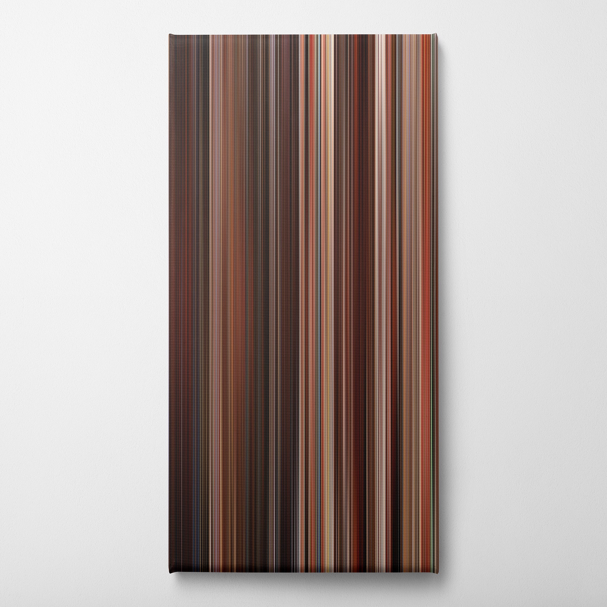 Desperado (1995) CineSpectrum Color Spectrum Canvas Print - Vertical on Wall