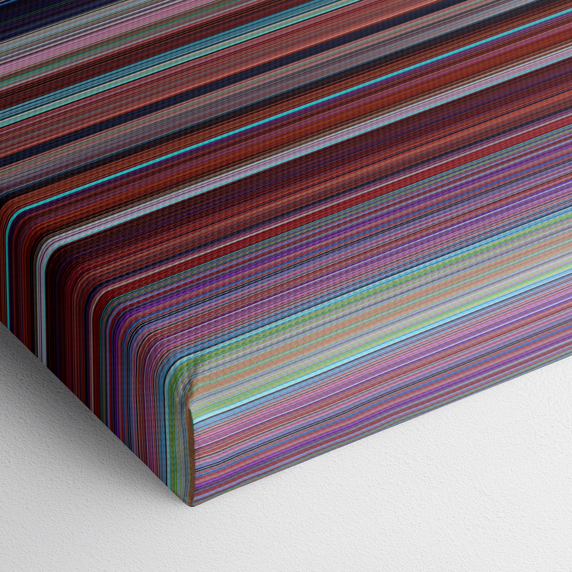 Despicable Me 2 (2013) CineSpectrum Color Spectrum Canvas Print - Close Up of Bottom of Print