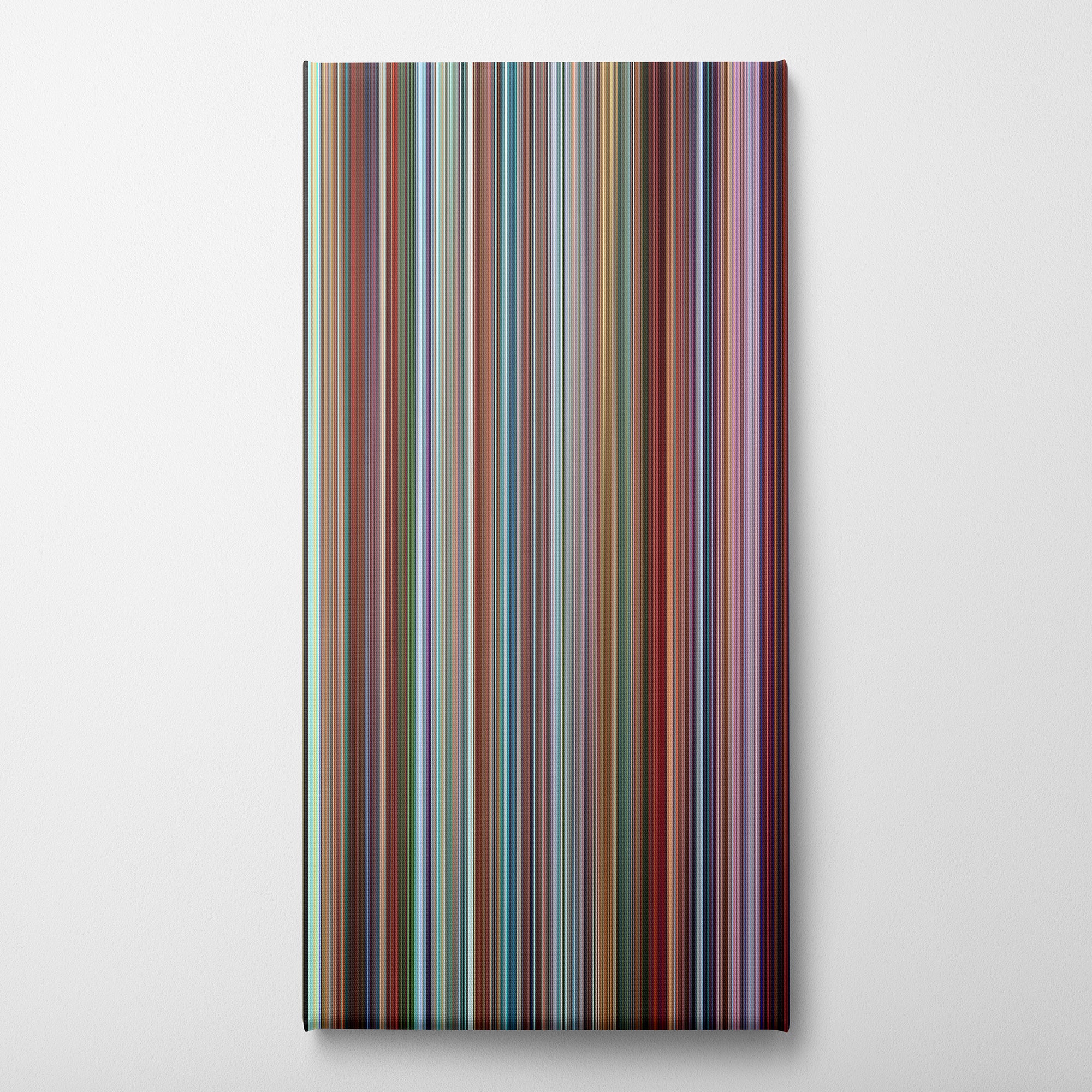 Despicable Me (2010) CineSpectrum Color Spectrum Canvas Print - Vertical on Wall