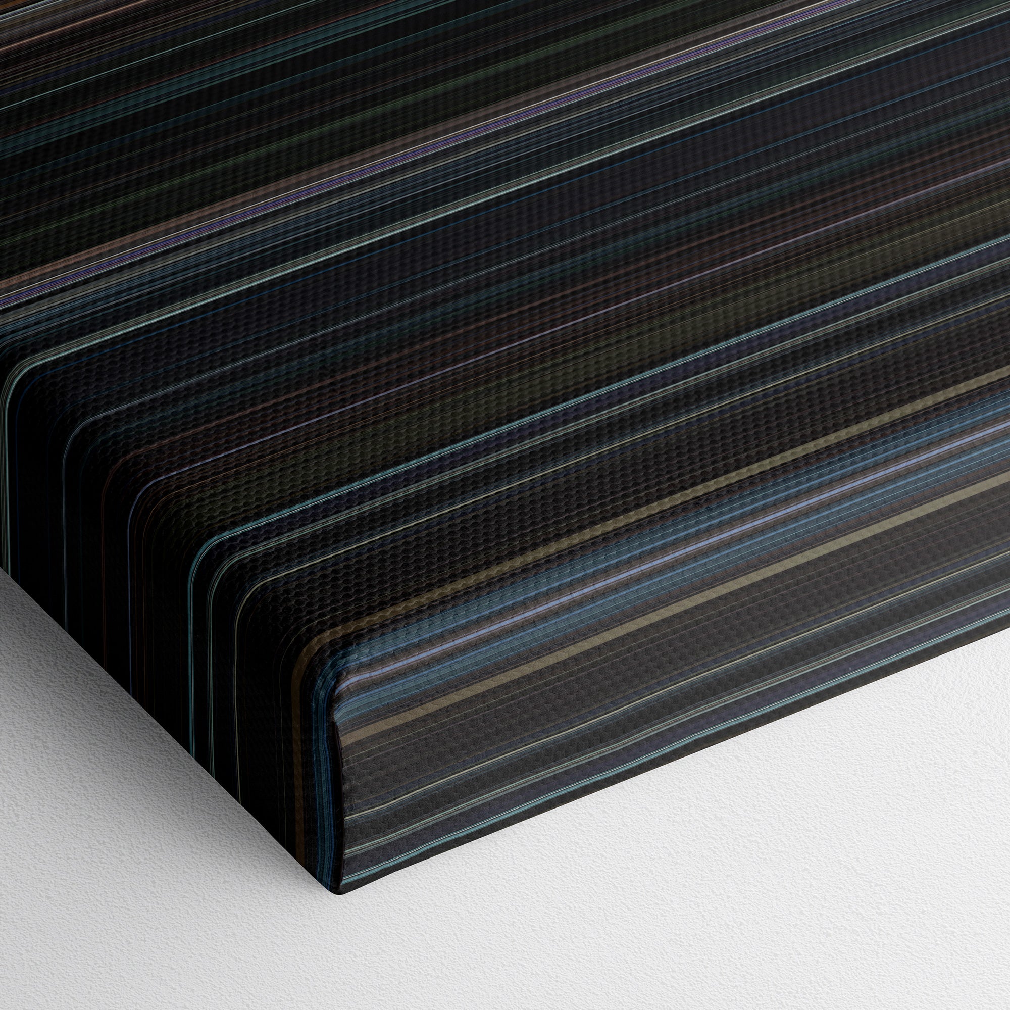 Diary Of The Dead (2007) CineSpectrum Color Spectrum Canvas Print - Close Up of Bottom of Print