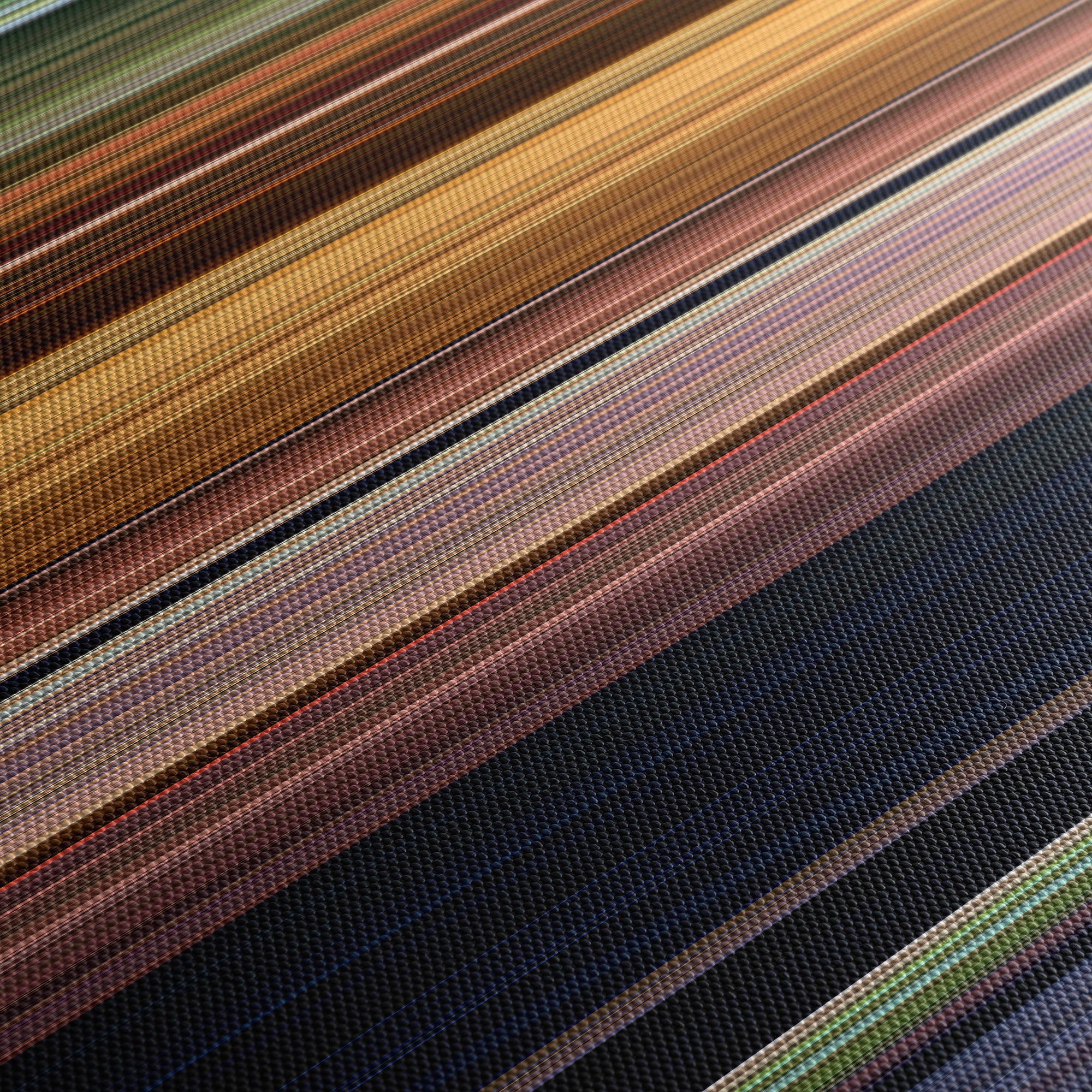 Dinosaur (2000) CineSpectrum Color Spectrum Canvas Print - Close Up of Middle of Print