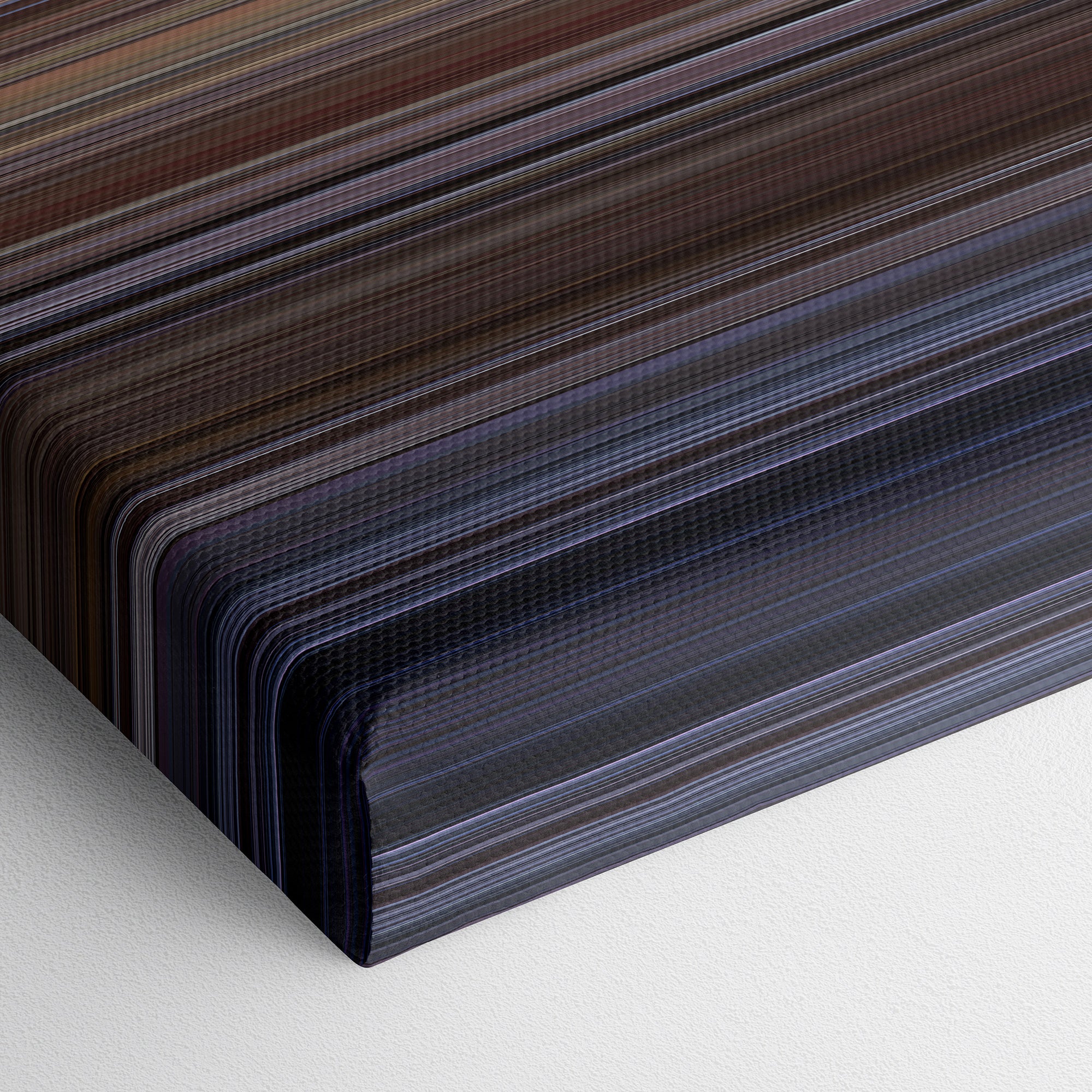 Dog Day Afternoon (1975) CineSpectrum Color Spectrum Canvas Print - Close Up of Bottom of Print