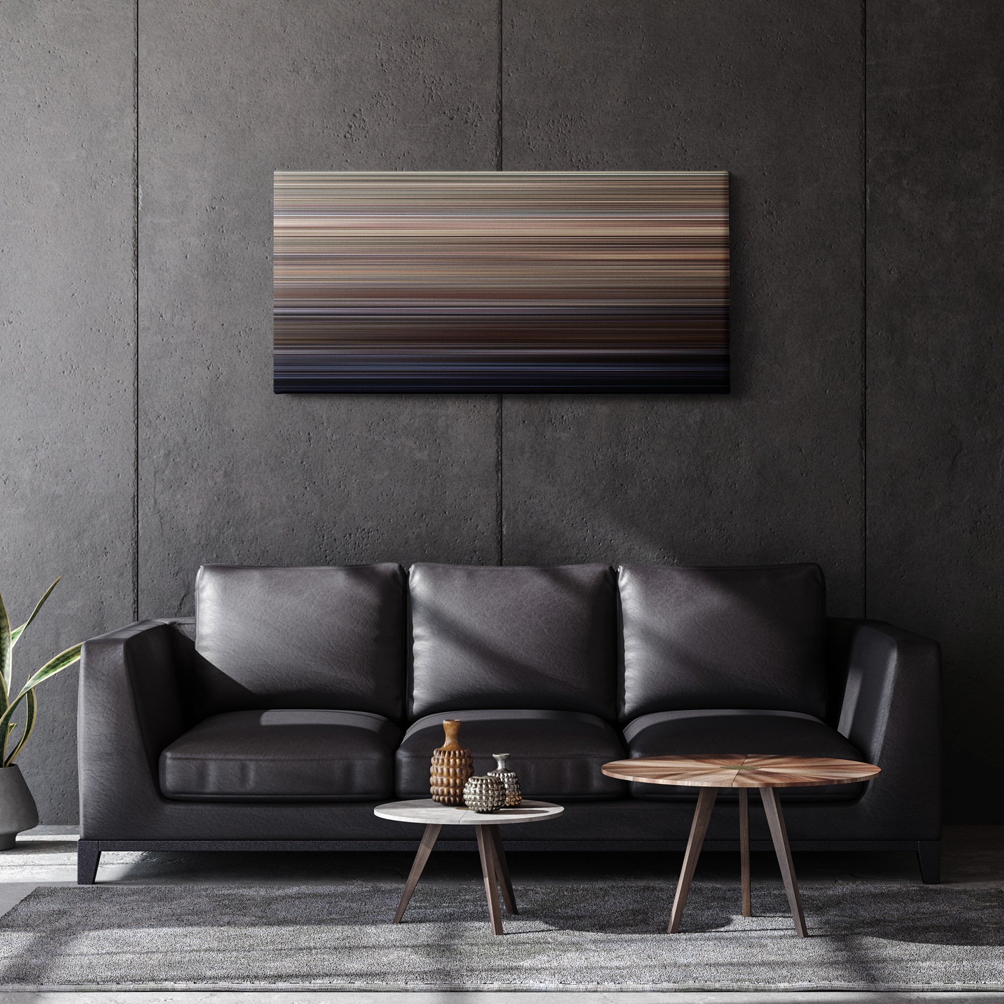 Dog Day Afternoon (1975) CineSpectrum Color Spectrum Canvas Print - Hanging Horizontal on Wall in Room