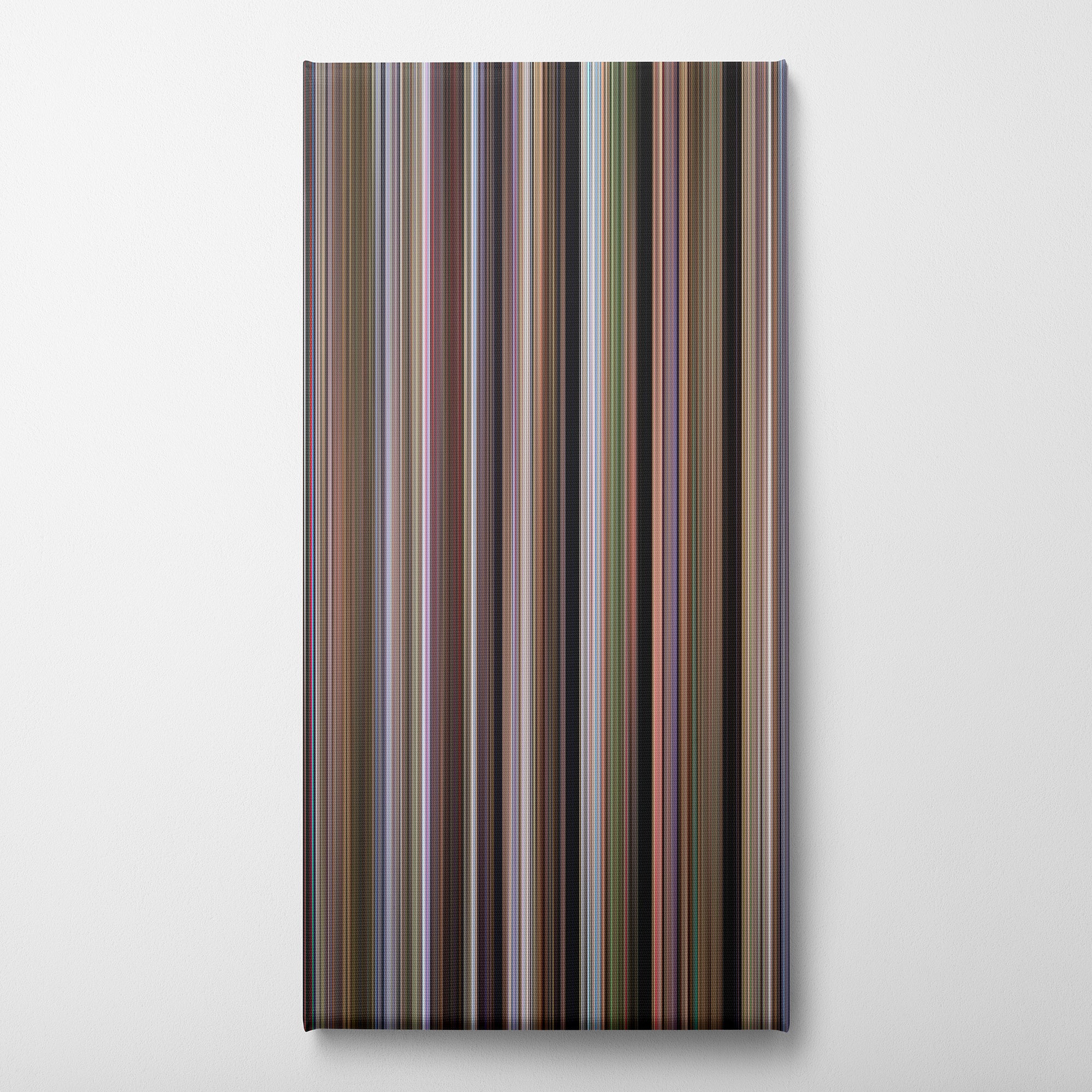Dr No (1962) CineSpectrum Color Spectrum Canvas Print - Vertical on Wall