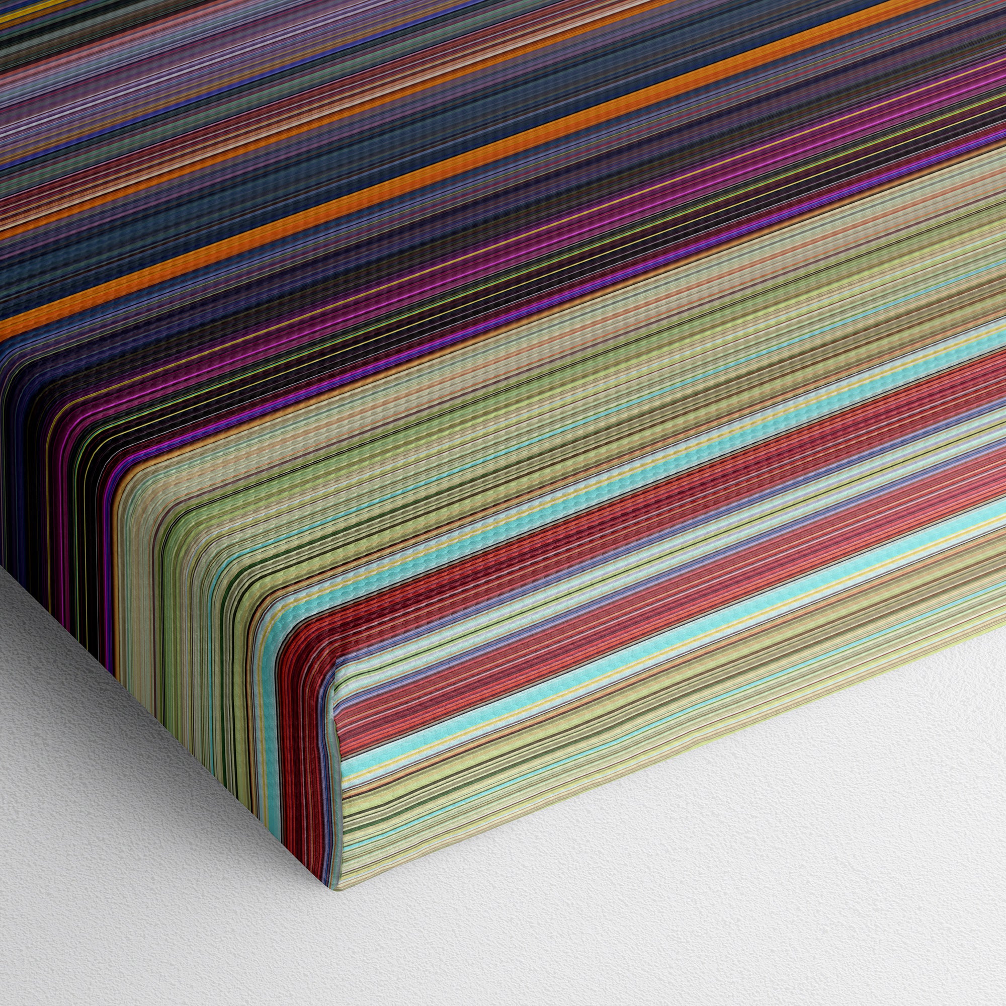 Dumbo (1941) CineSpectrum Color Spectrum Canvas Print - Close Up of Bottom of Print