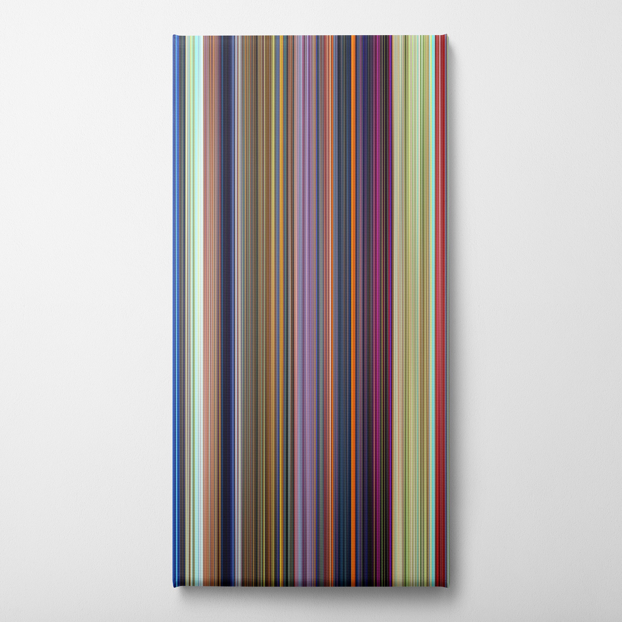 Dumbo (1941) CineSpectrum Color Spectrum Canvas Print - Vertical on Wall