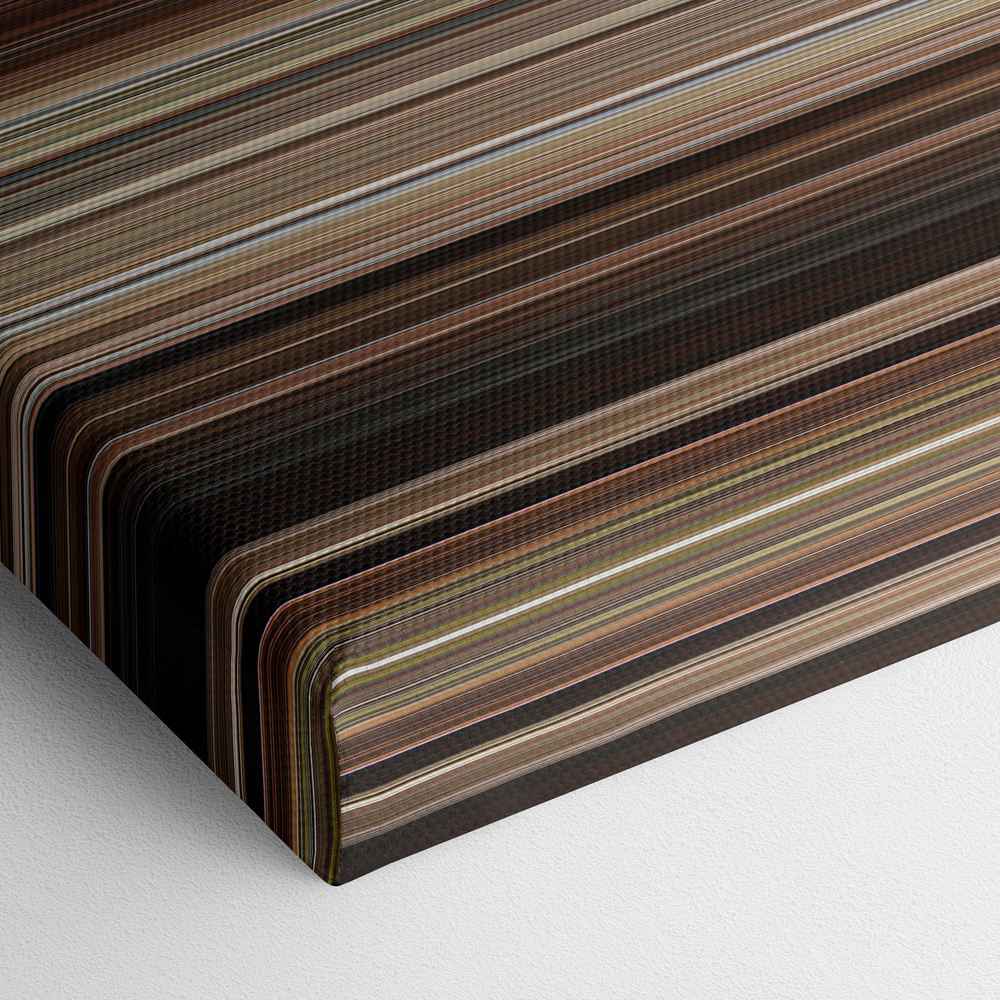 Easy A (2010) CineSpectrum Color Spectrum Canvas Print - Close Up of Bottom of Print