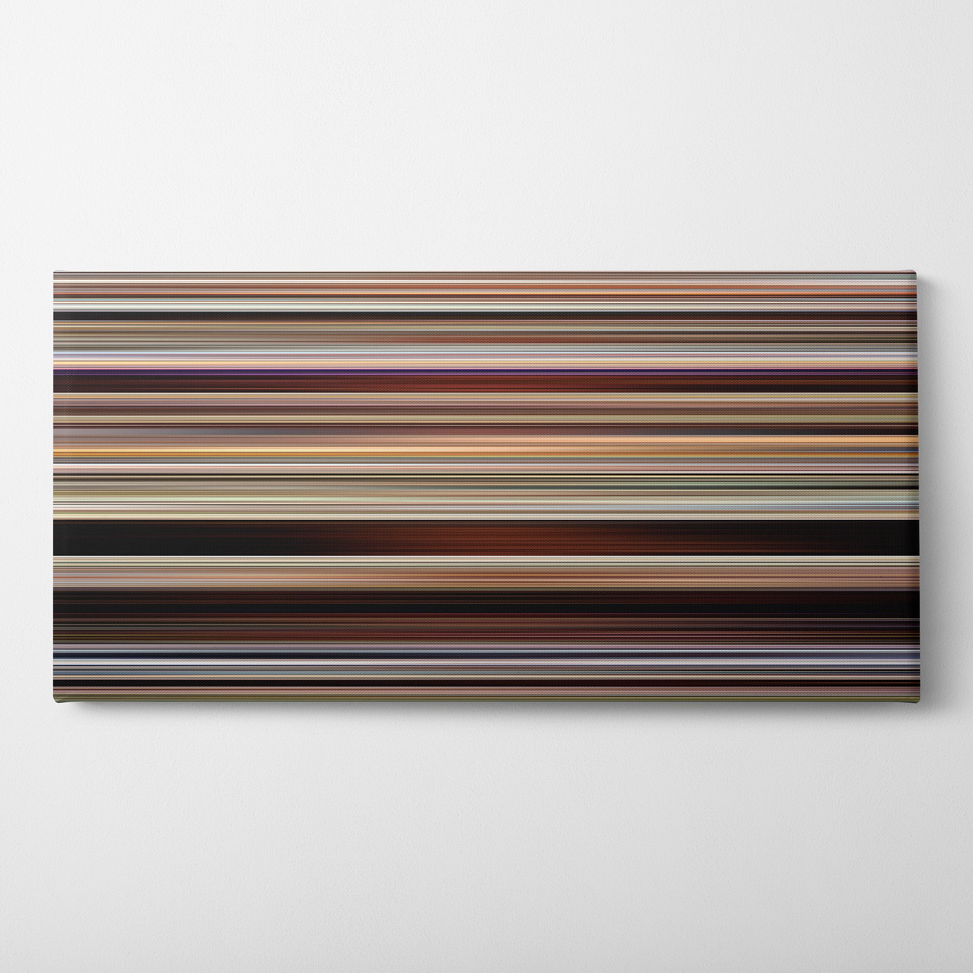 Easy Rider (1969) CineSpectrum Color Spectrum Canvas Print - Horizontal on Wall