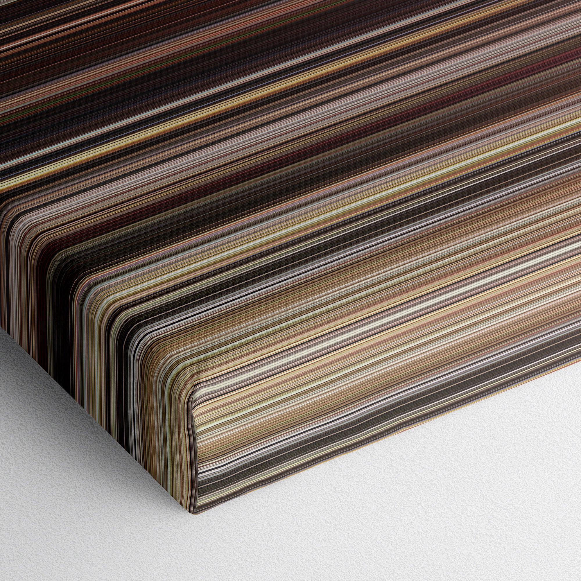 El Mariachi (1992) CineSpectrum Color Spectrum Canvas Print - Close Up of Bottom of Print