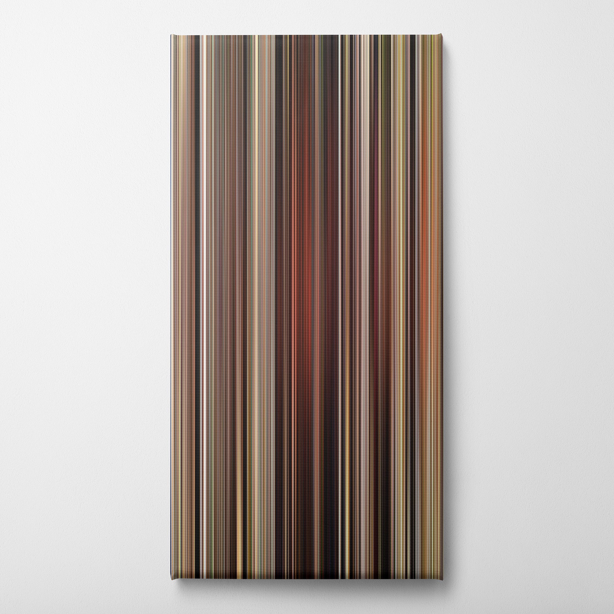 El Mariachi (1992) CineSpectrum Color Spectrum Canvas Print - Vertical on Wall