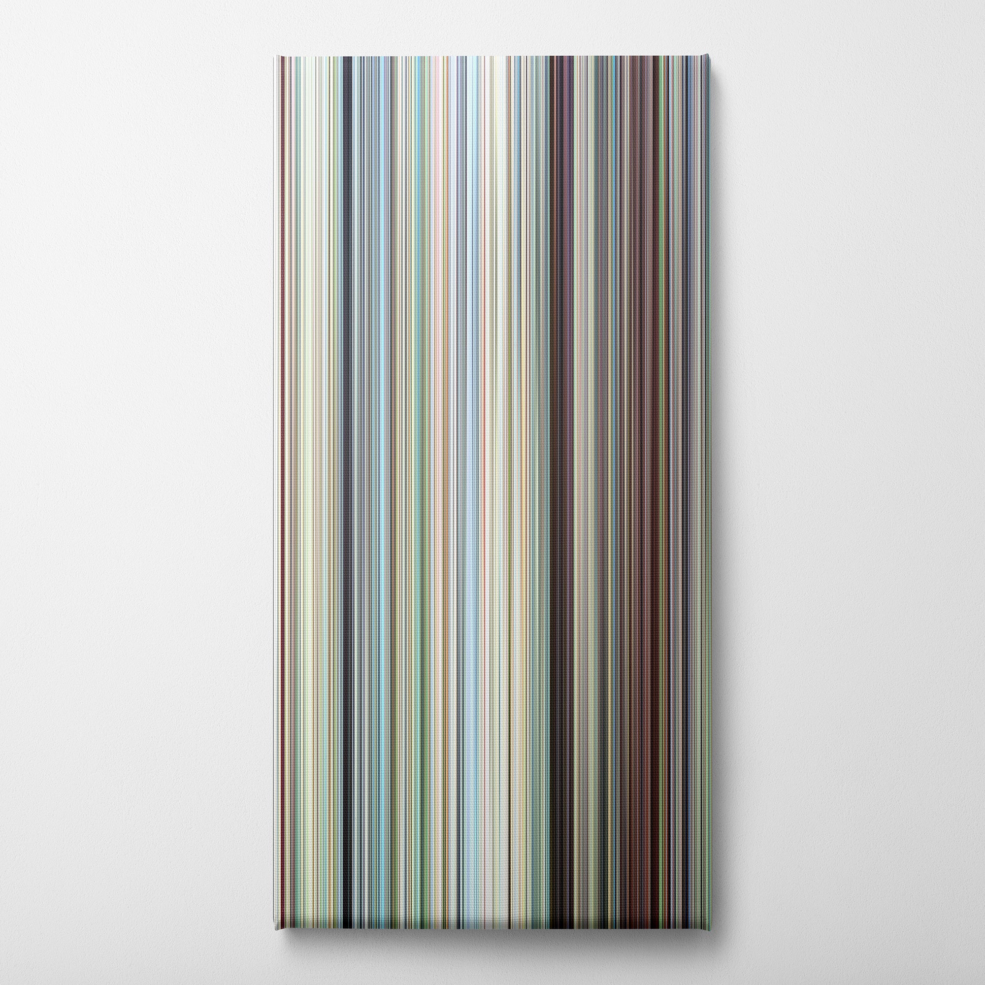 El Topo (1970) CineSpectrum Color Spectrum Canvas Print - Vertical on Wall
