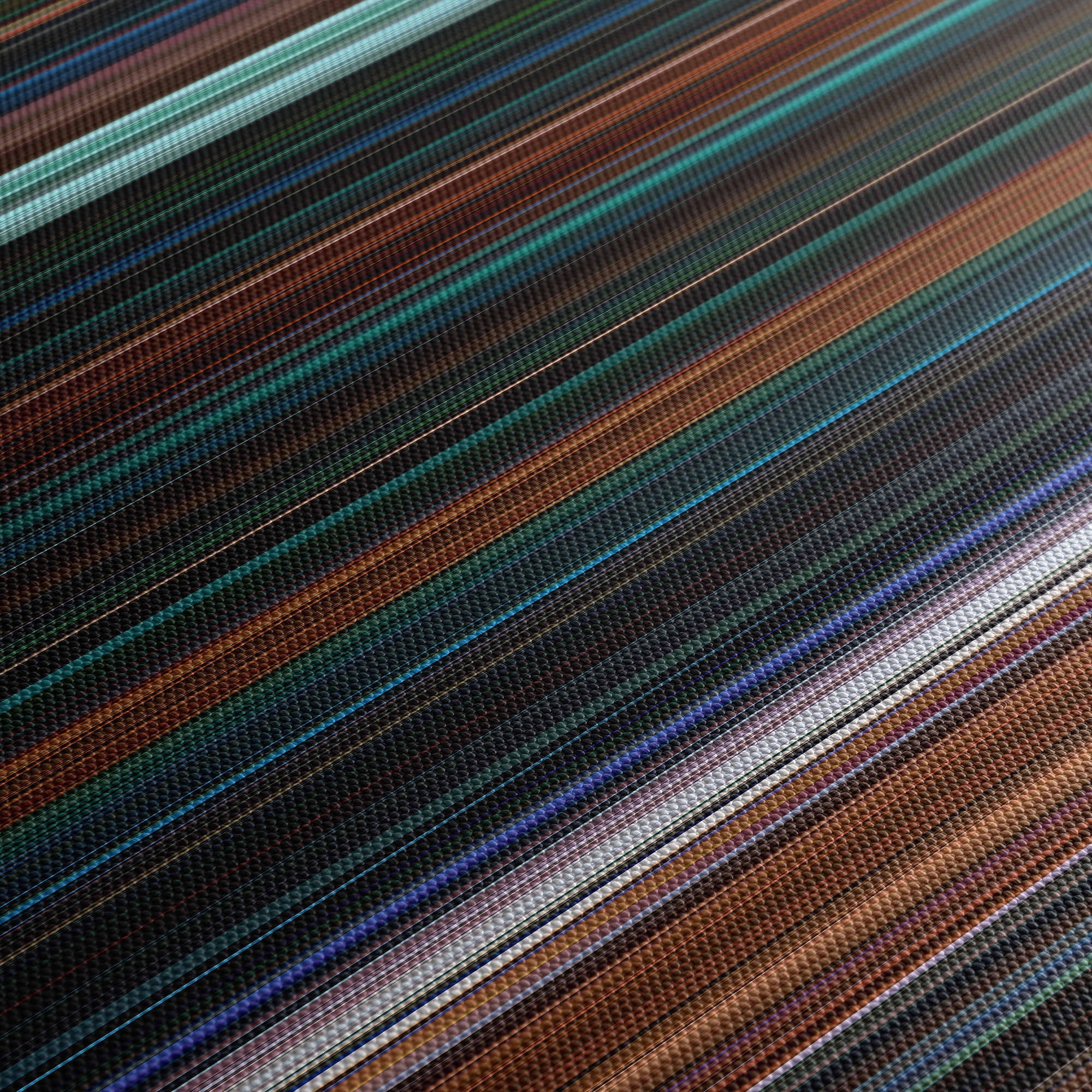 Escape From New York (1981) CineSpectrum Color Spectrum Canvas Print - Close Up of Middle of Print