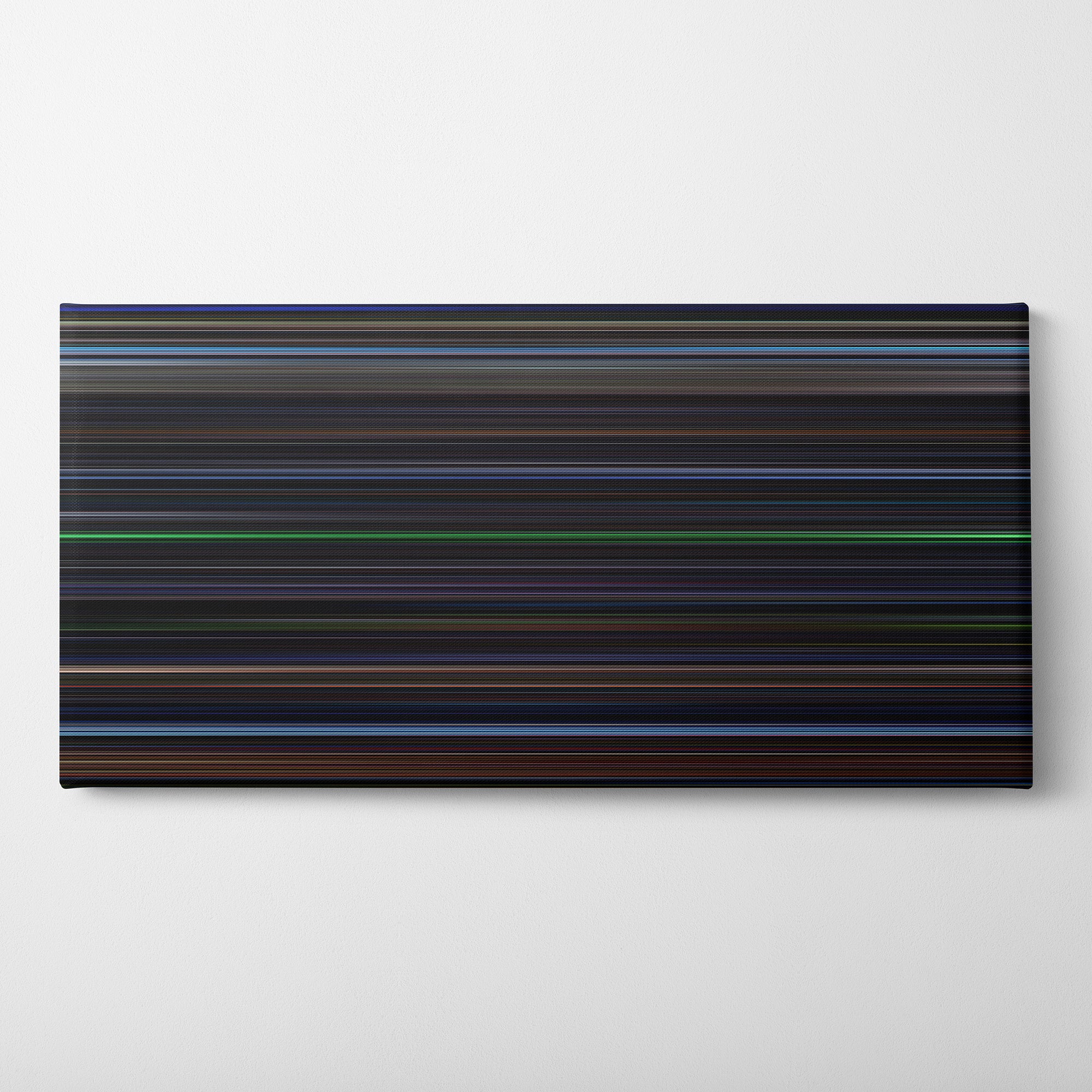 Event Horizon (1997) CineSpectrum Color Spectrum Canvas Print - Horizontal on Wall