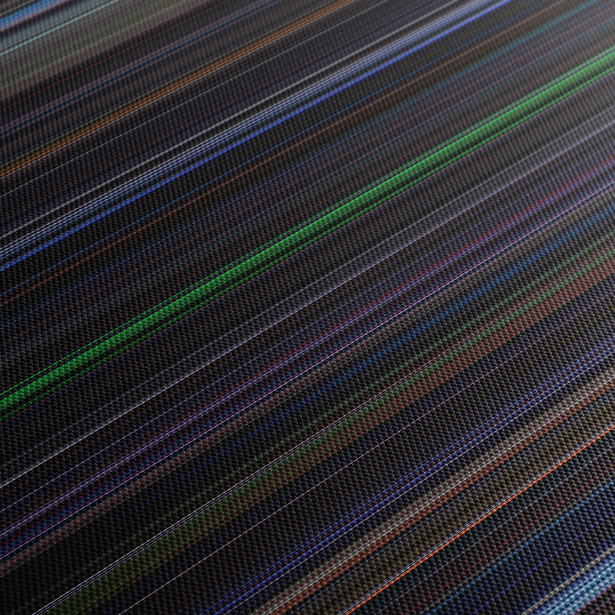 Event Horizon (1997) CineSpectrum Color Spectrum Canvas Print - Close Up of Middle of Print