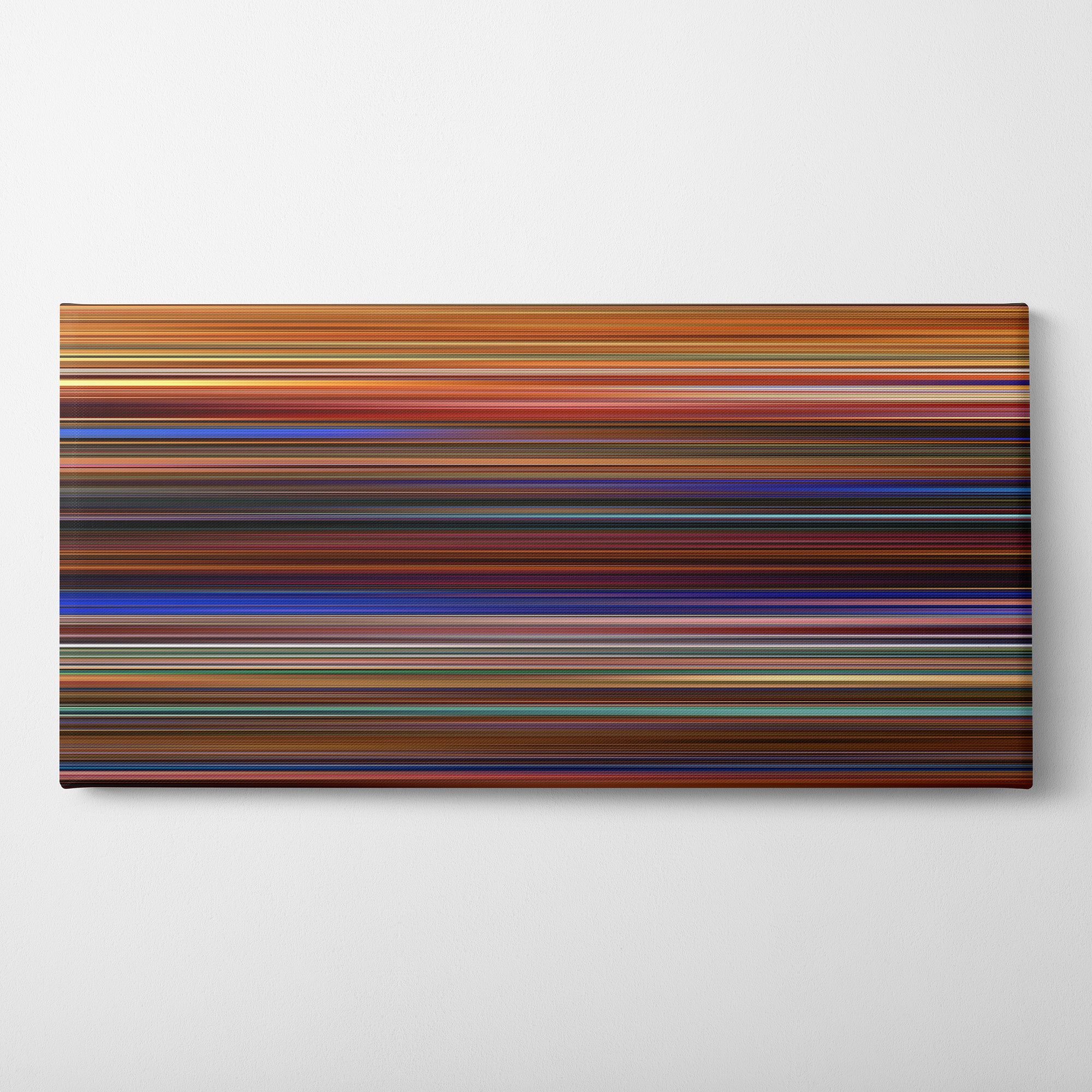 Eyes Wide Shut (1999) CineSpectrum Color Spectrum Canvas Print - Horizontal on Wall