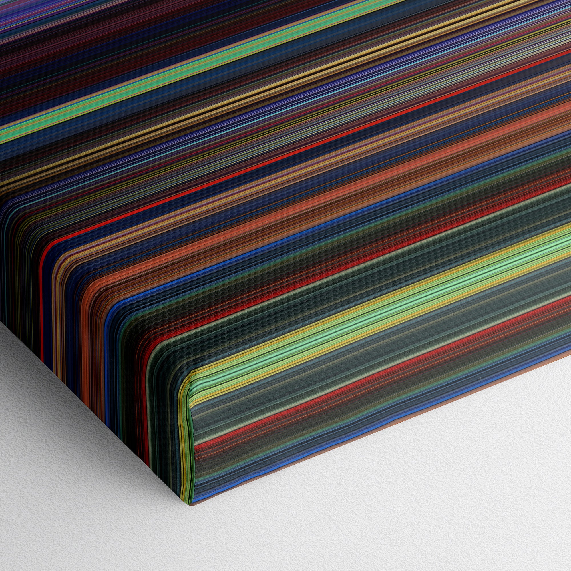 Fantasia 2000 (1999) CineSpectrum Color Spectrum Canvas Print - Close Up of Bottom of Print