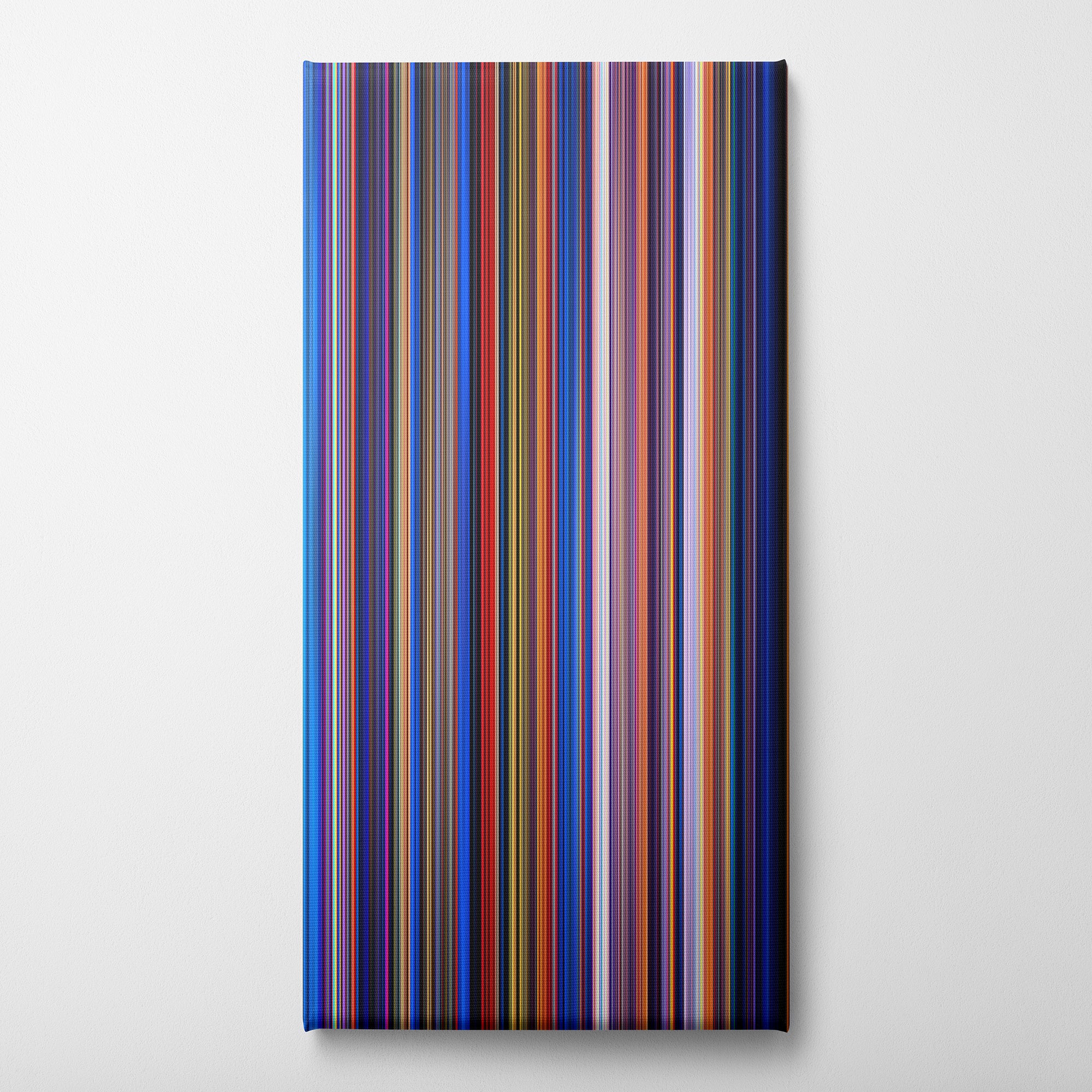 Fantasia (1940) CineSpectrum Color Spectrum Canvas Print - Vertical on Wall