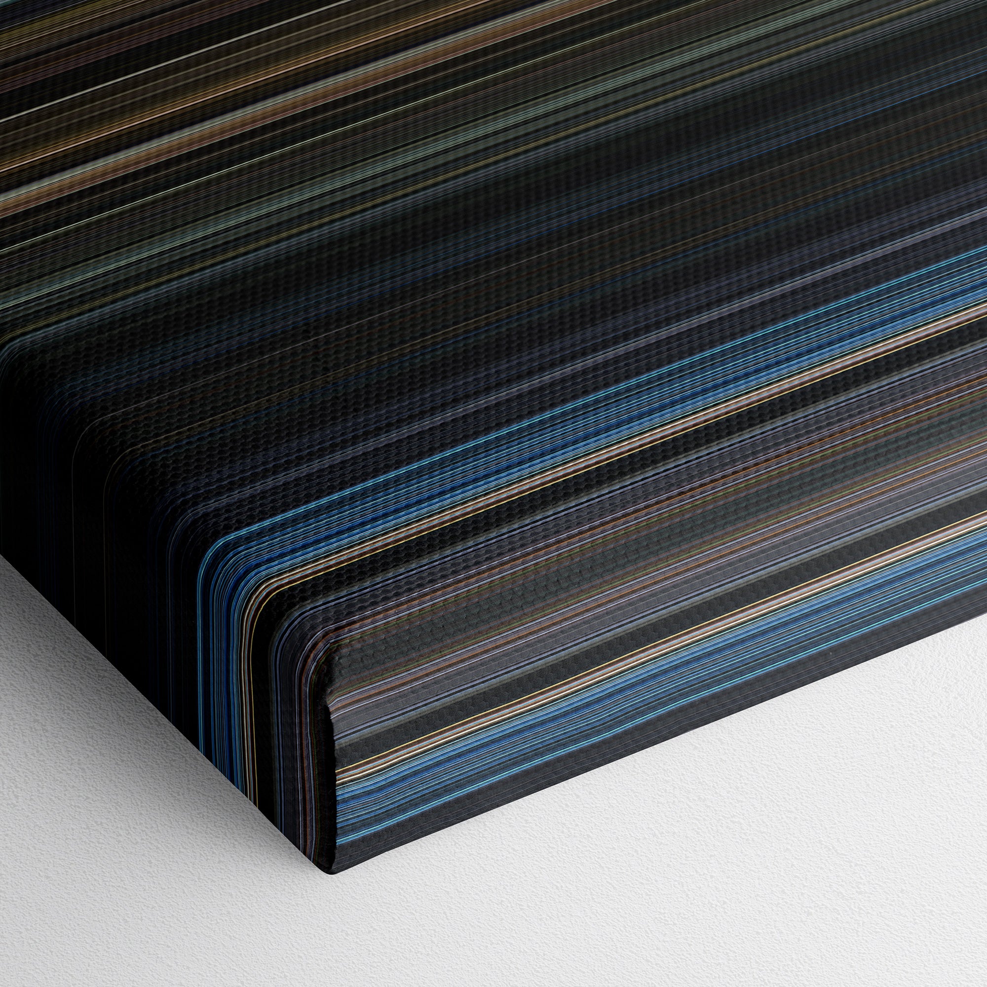 Fantastic Beasts - The Crimes of Grindelwald (2018) CineSpectrum Color Spectrum Canvas Print - Close Up of Bottom of Print