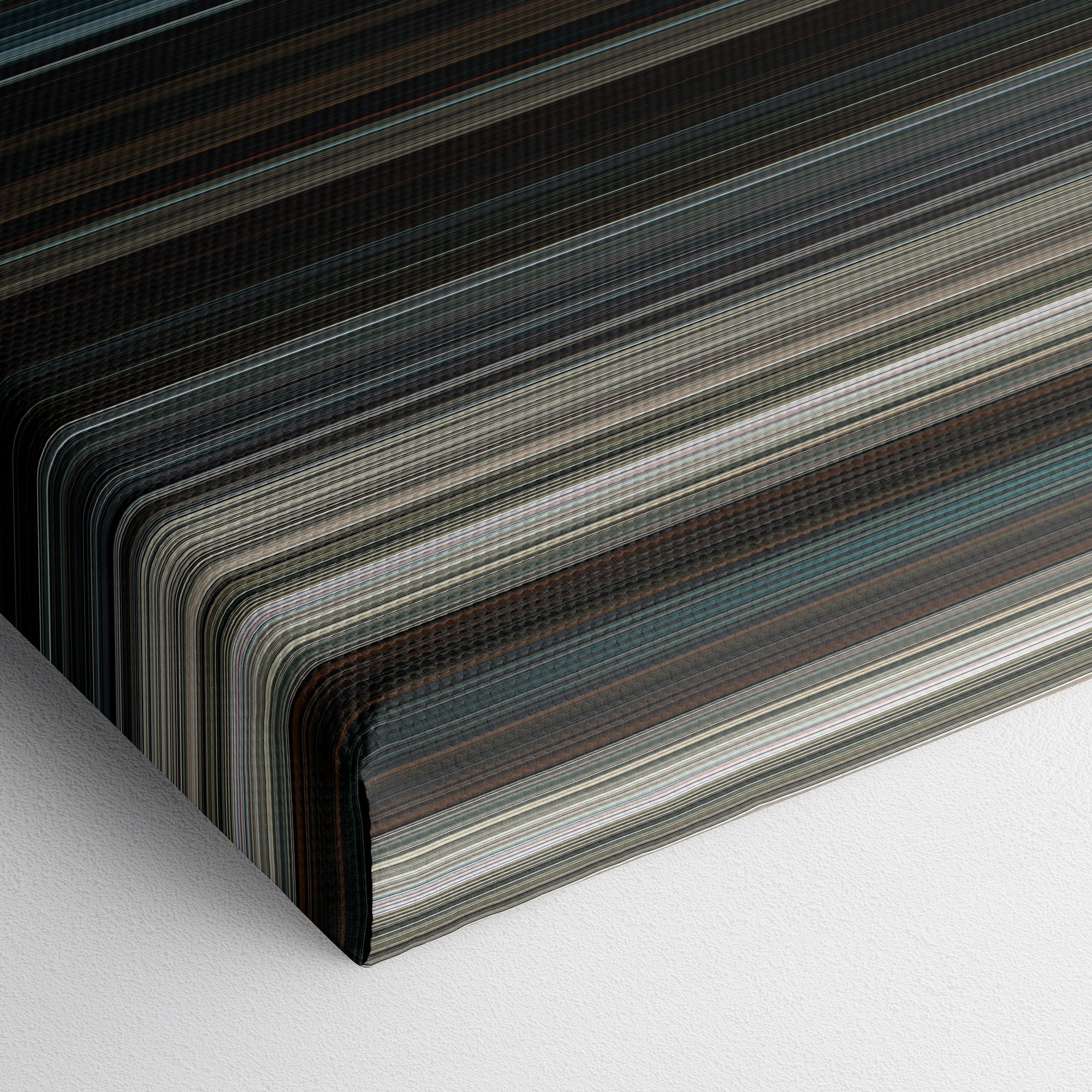 Fantastic Beasts - The Secrets of Dumbledore (2022) CineSpectrum Color Spectrum Canvas Print - Close Up of Bottom of Print