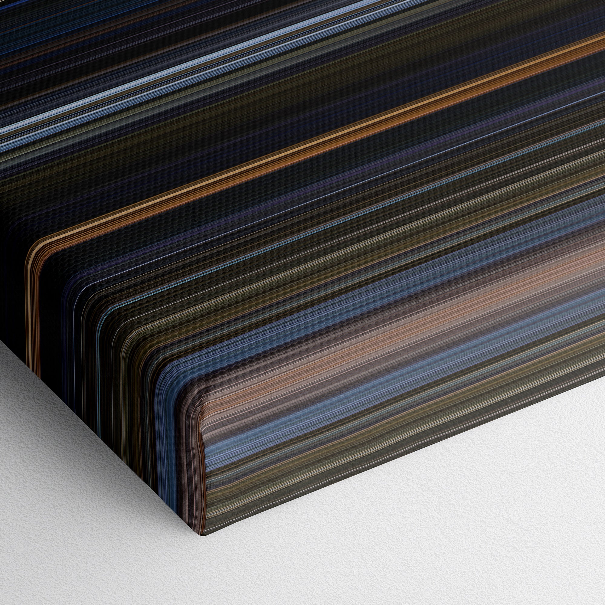 Fantastic Beasts and Where to Find Them (2016) CineSpectrum Color Spectrum Canvas Print - Close Up of Bottom of Print