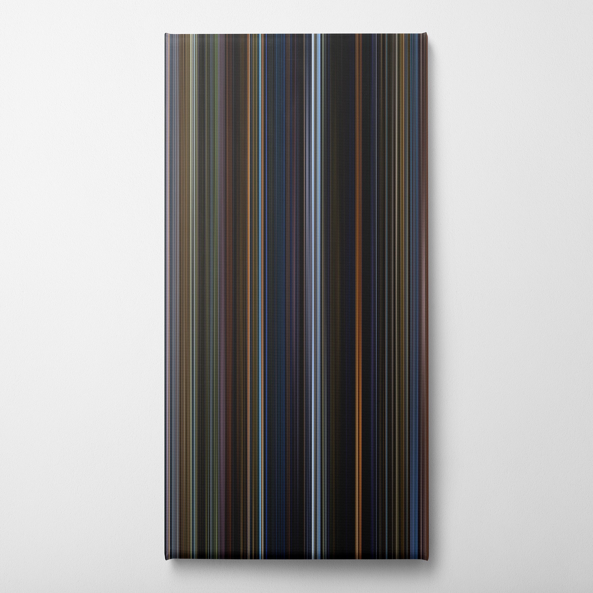 Fantastic Beasts and Where to Find Them (2016) CineSpectrum Color Spectrum Canvas Print - Vertical on Wall