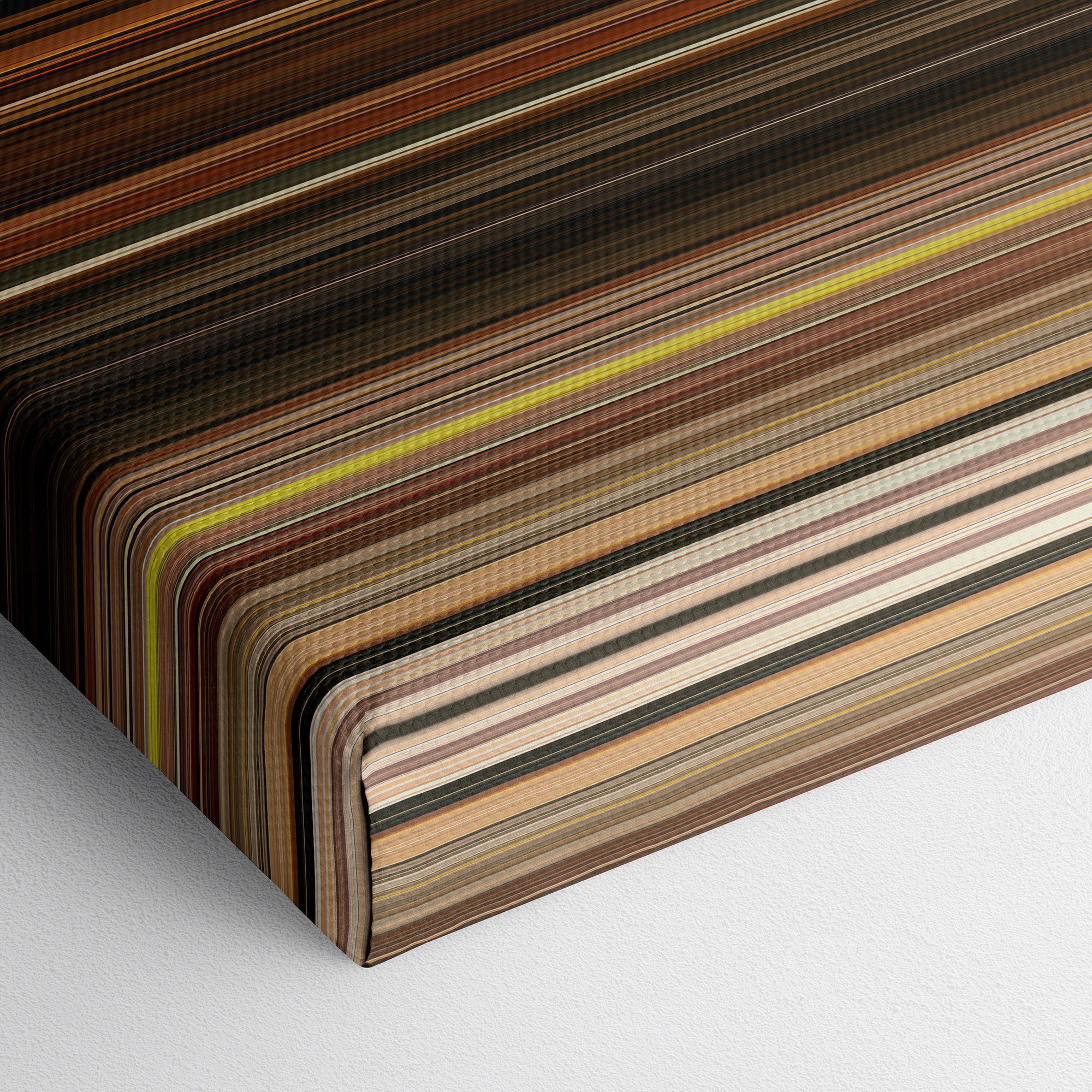 Fantastic Mr Fox (2009) CineSpectrum Color Spectrum Canvas Print - Close Up of Bottom of Print