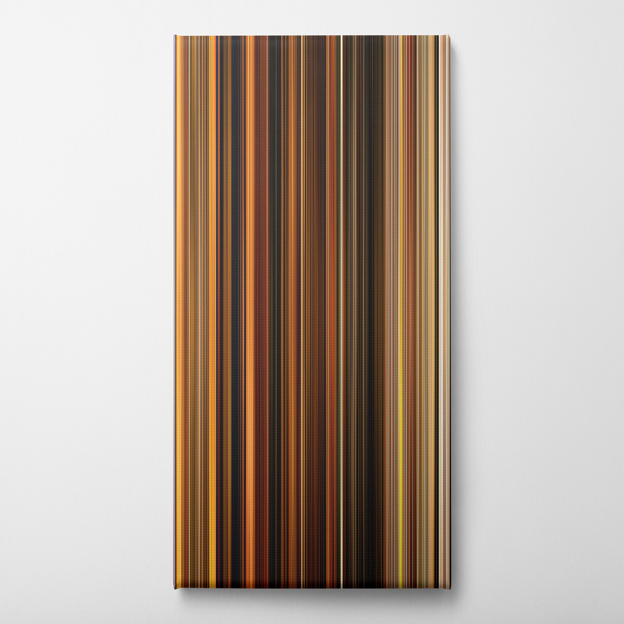 Fantastic Mr Fox (2009) CineSpectrum Color Spectrum Canvas Print - Vertical on Wall