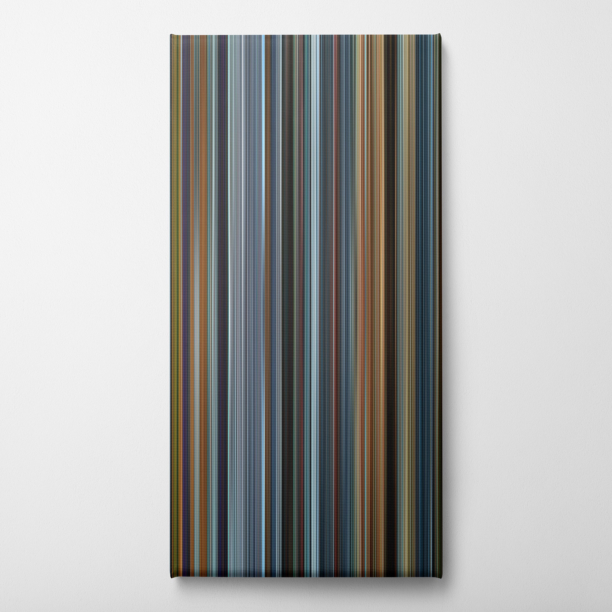 Fast and Furious Presents - Hobbs and Shaw (2019) CineSpectrum Color Spectrum Canvas Print - Vertical on Wall