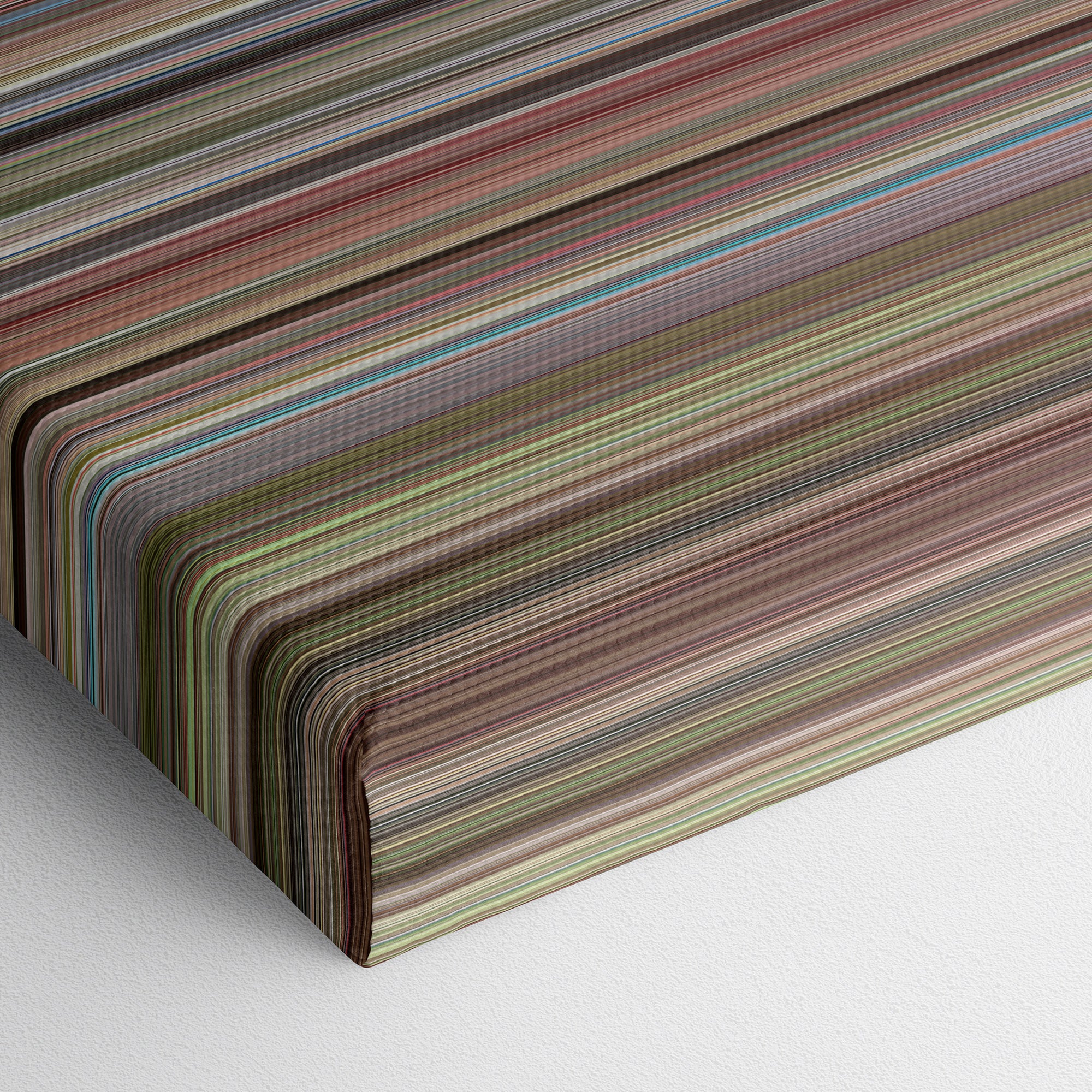 Ferris Buellers Day Off (1986) CineSpectrum Color Spectrum Canvas Print - Close Up of Bottom of Print