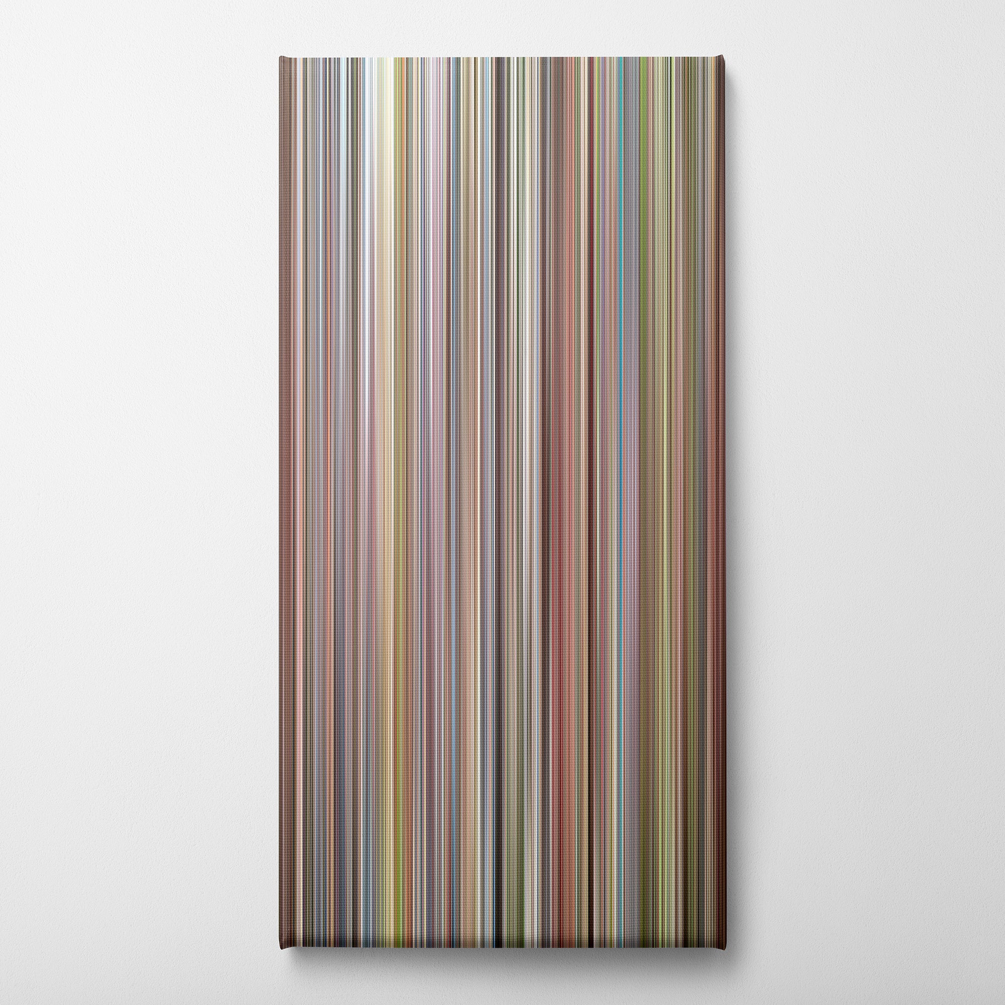Ferris Buellers Day Off (1986) CineSpectrum Color Spectrum Canvas Print - Vertical on Wall