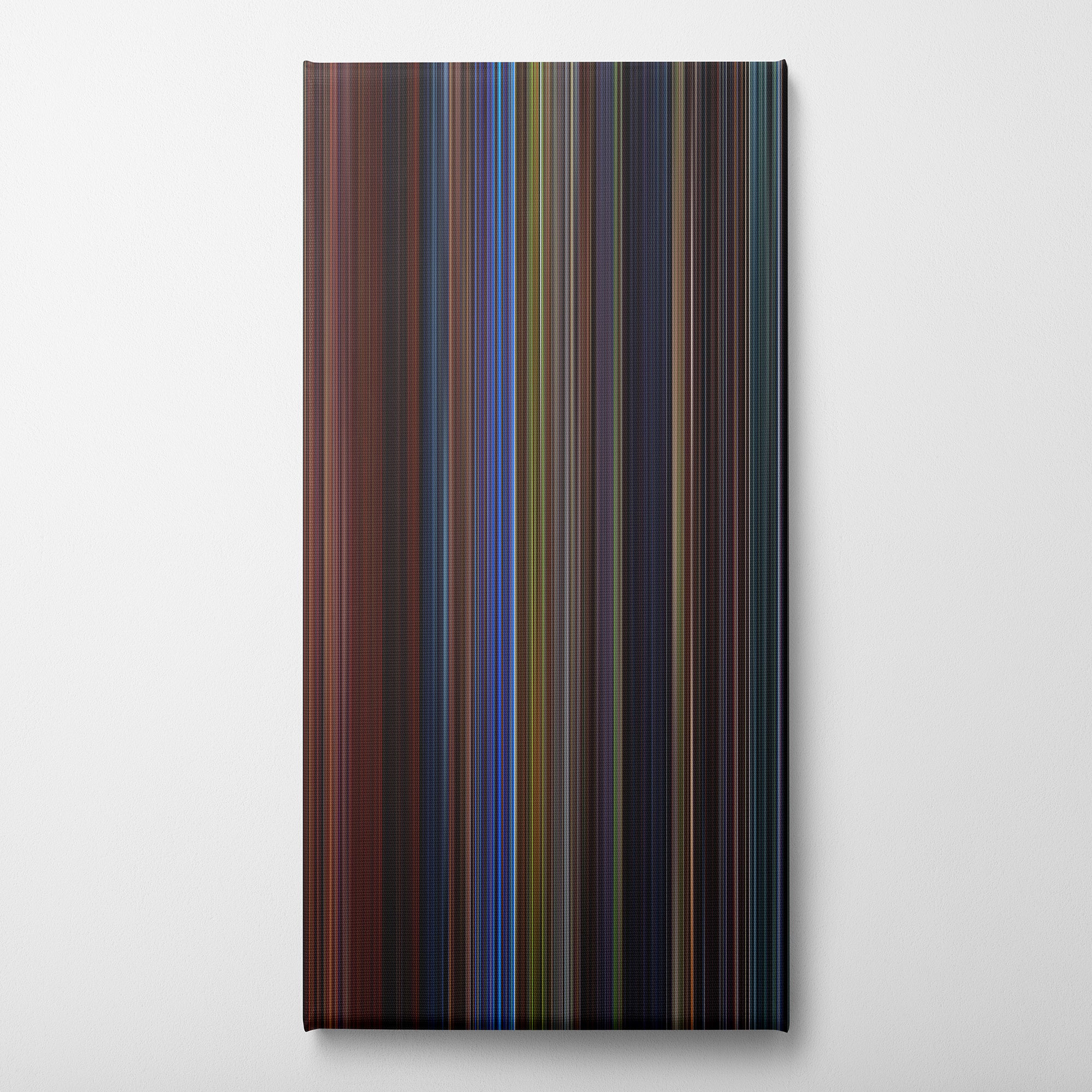 Final Destination 3 (2006) CineSpectrum Color Spectrum Canvas Print - Vertical on Wall