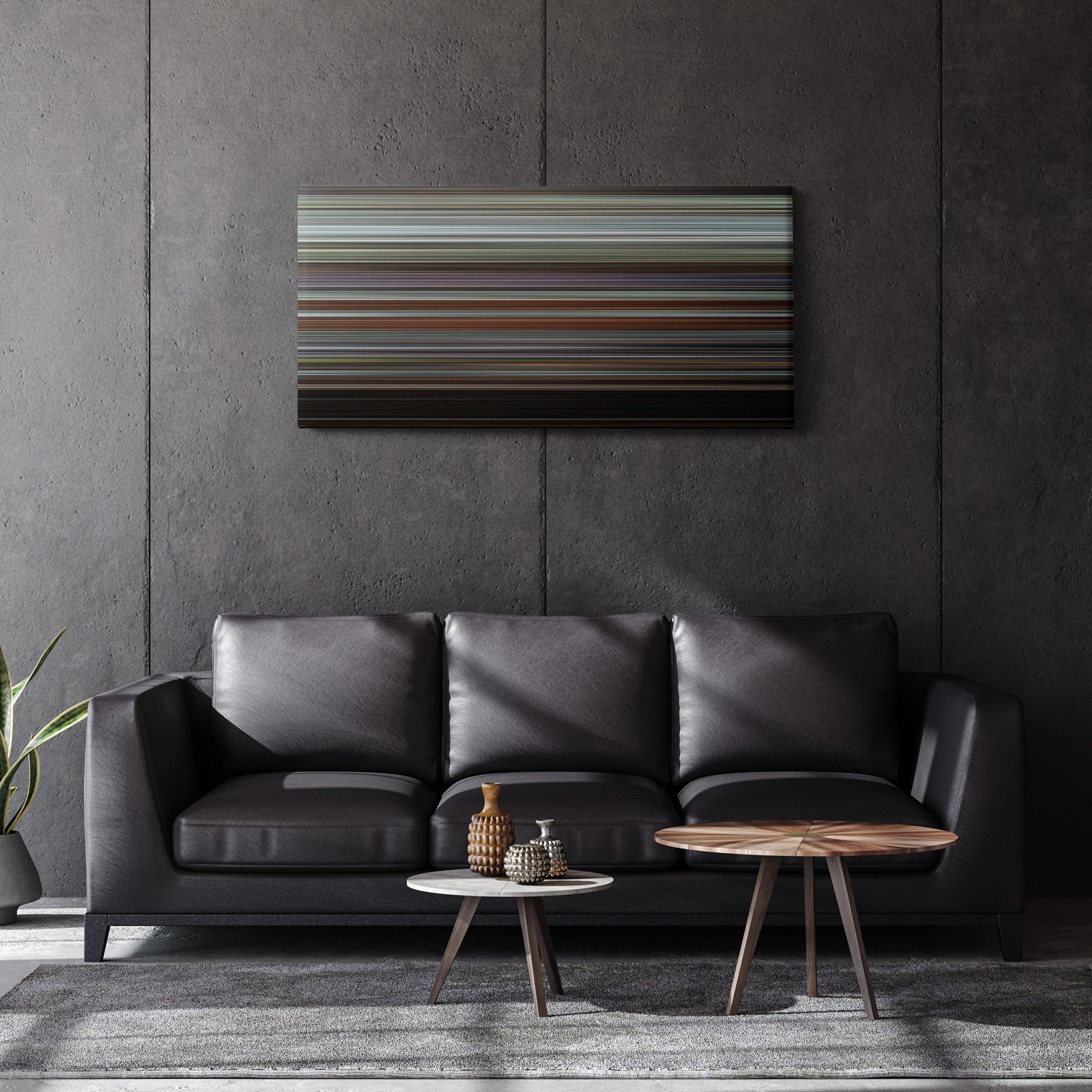 Final Destination 5 (2011) CineSpectrum Color Spectrum Canvas Print - Hanging Horizontal on Wall in Room