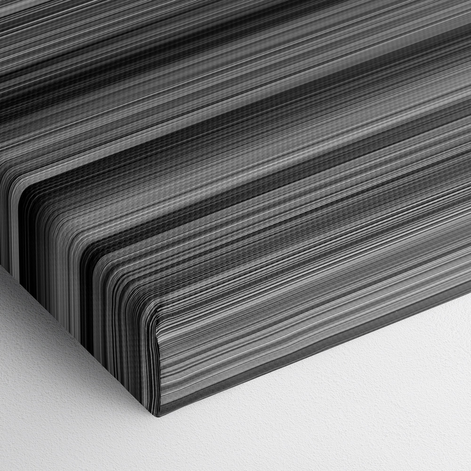 Following (1998) CineSpectrum Color Spectrum Canvas Print - Close Up of Bottom of Print